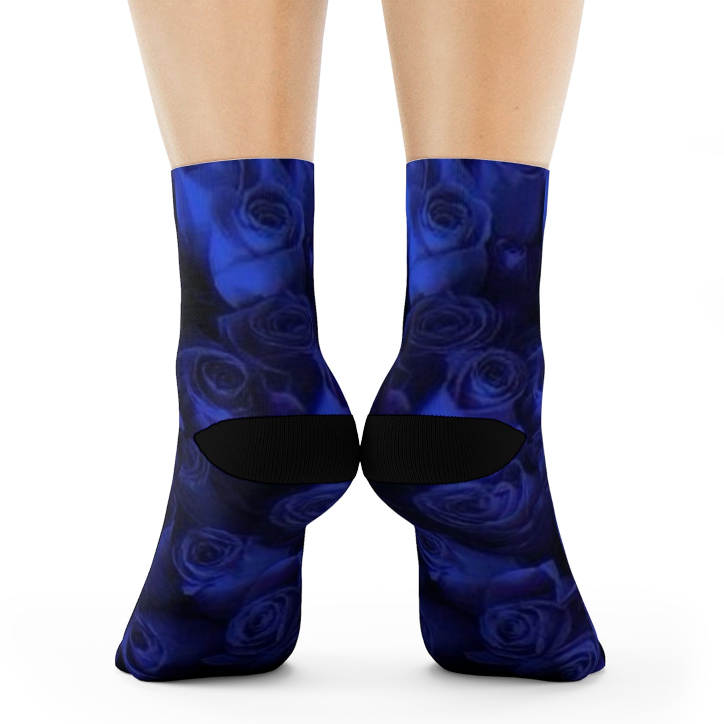 Dark Blue Crew Socks