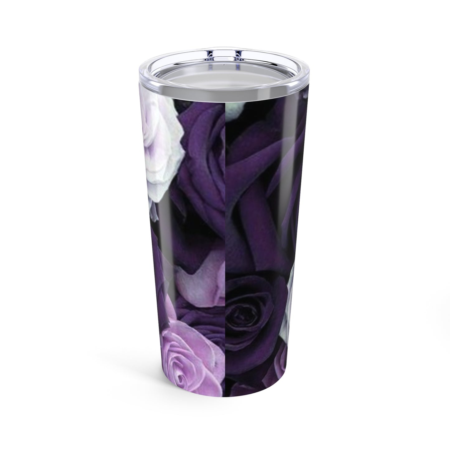 Stainless Steel Floral Tumbler 20 oz – Purple Roses