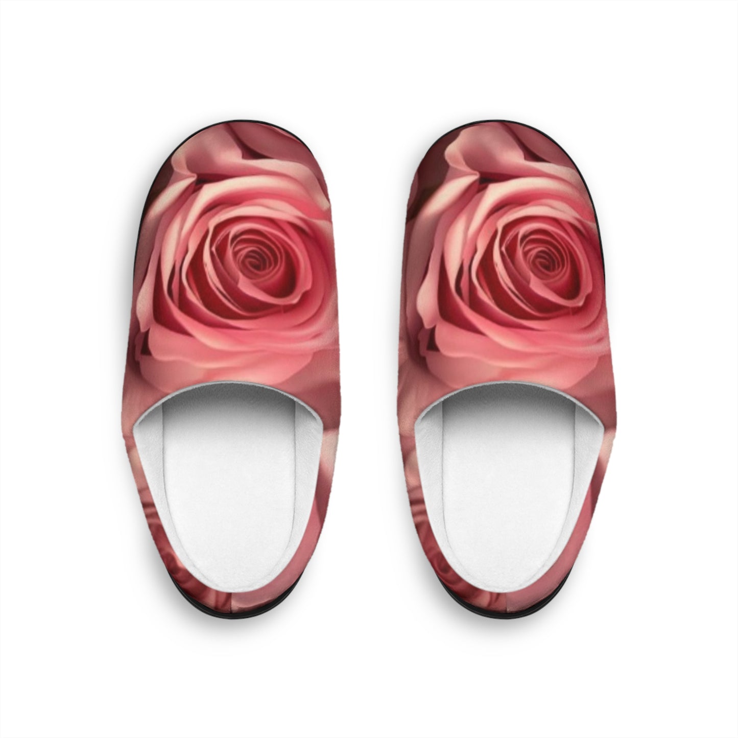 Pink Roses Slippers