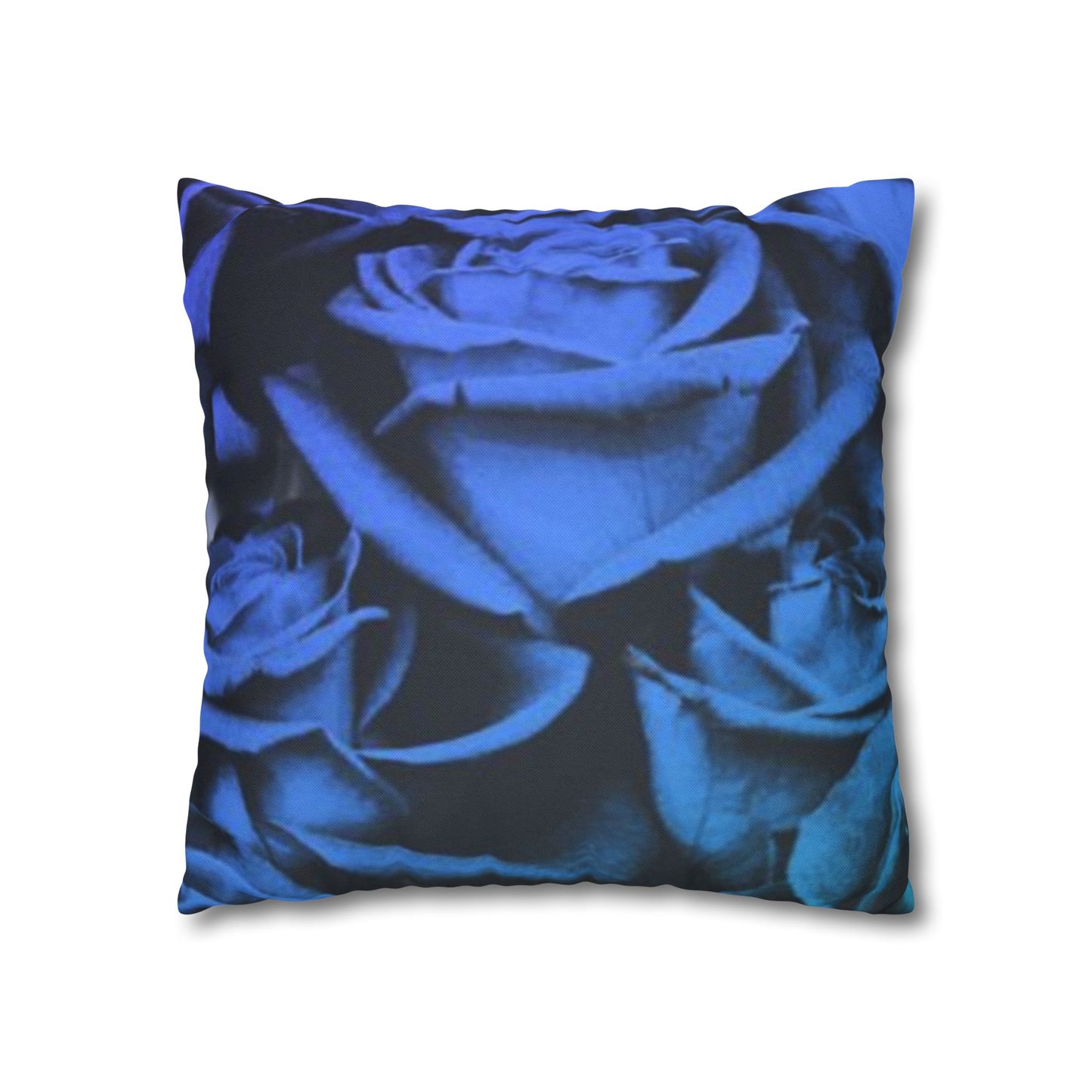 Blue Roses Square Pillowcase