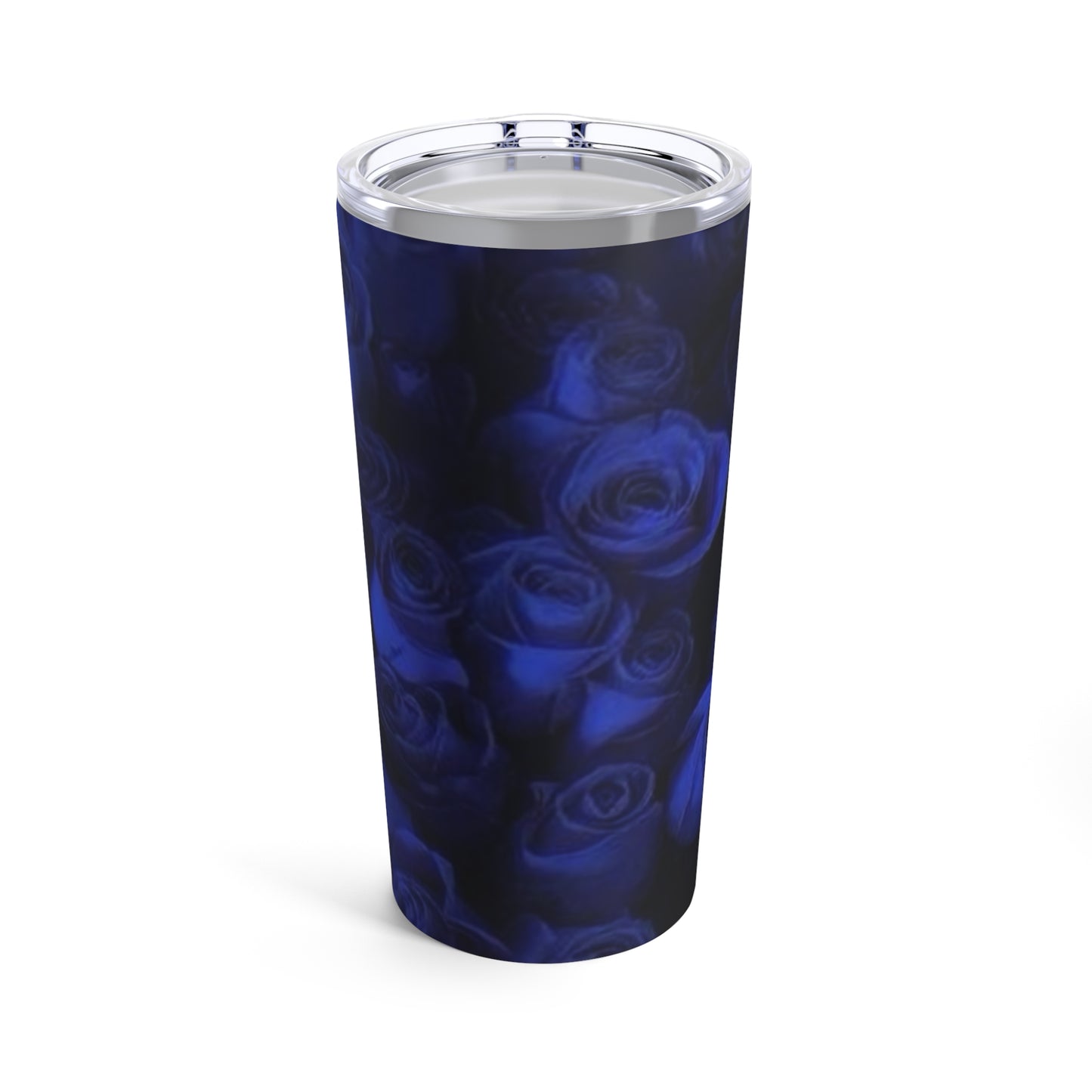 Dark Blue Roses Tumbler 20oz