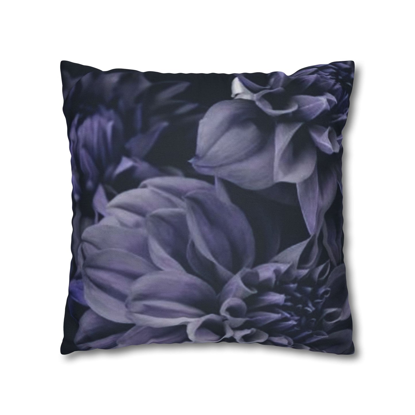 Blue Dahlia Square Pillowcase