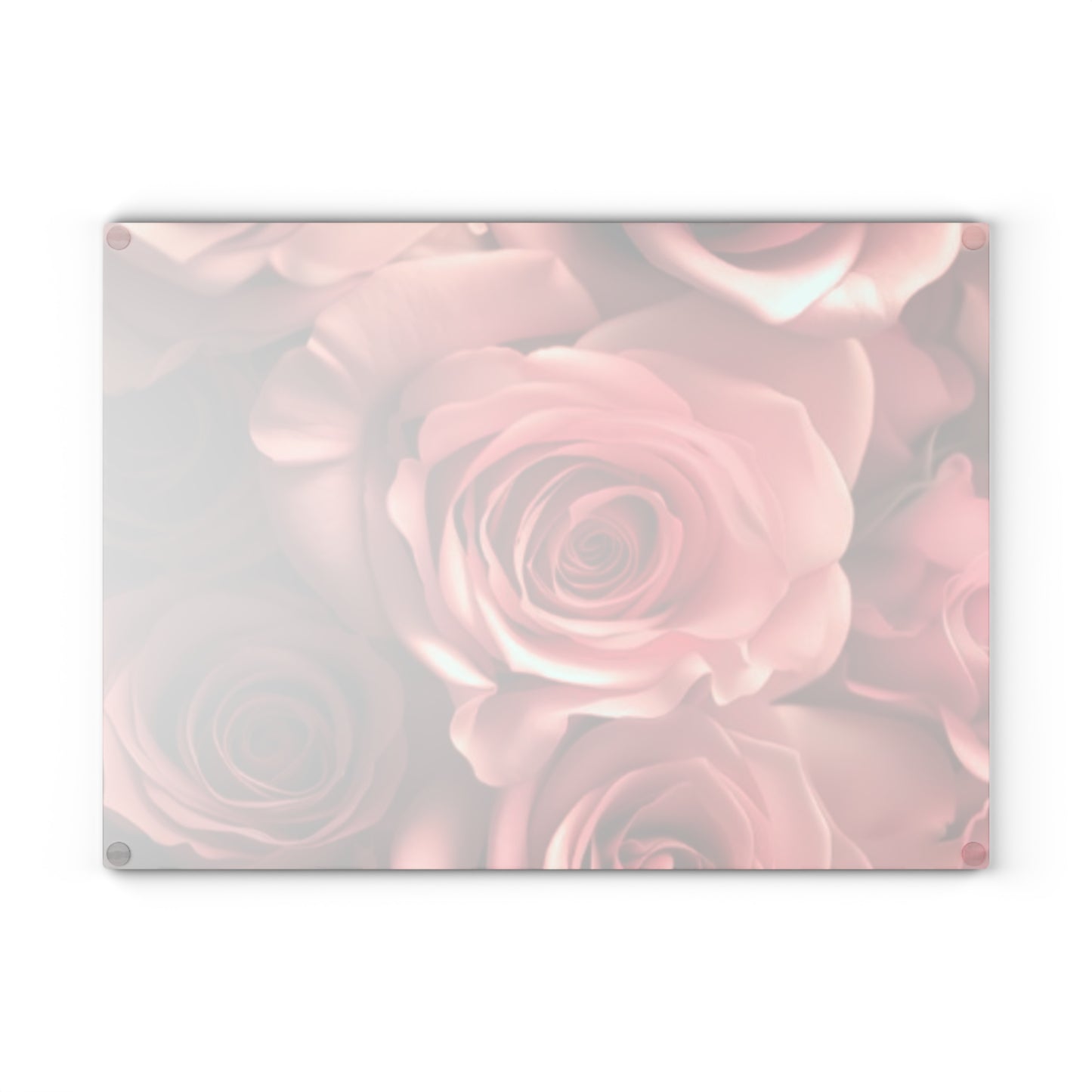 Pink Roses Cutting Board