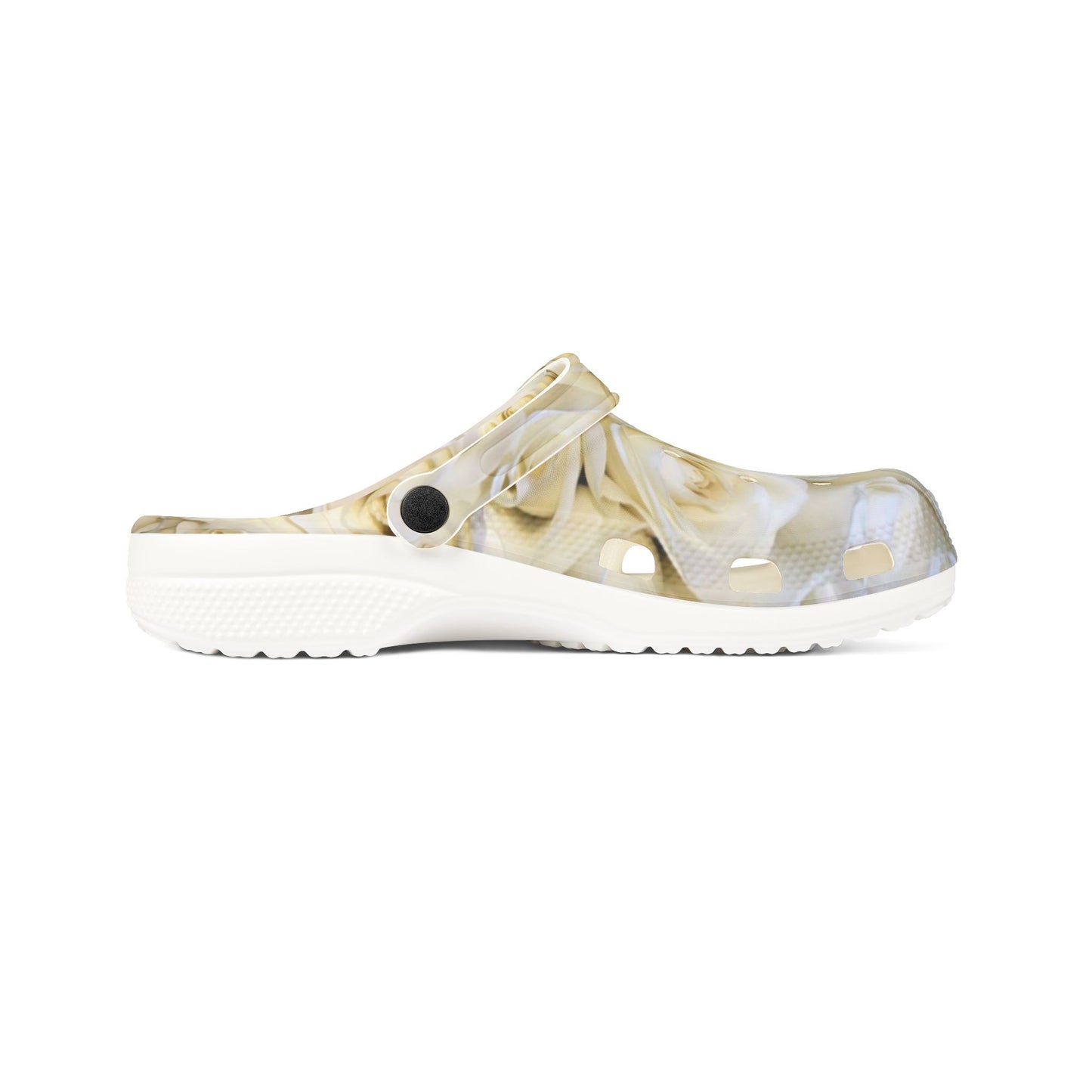 White Roses Foam Shoes