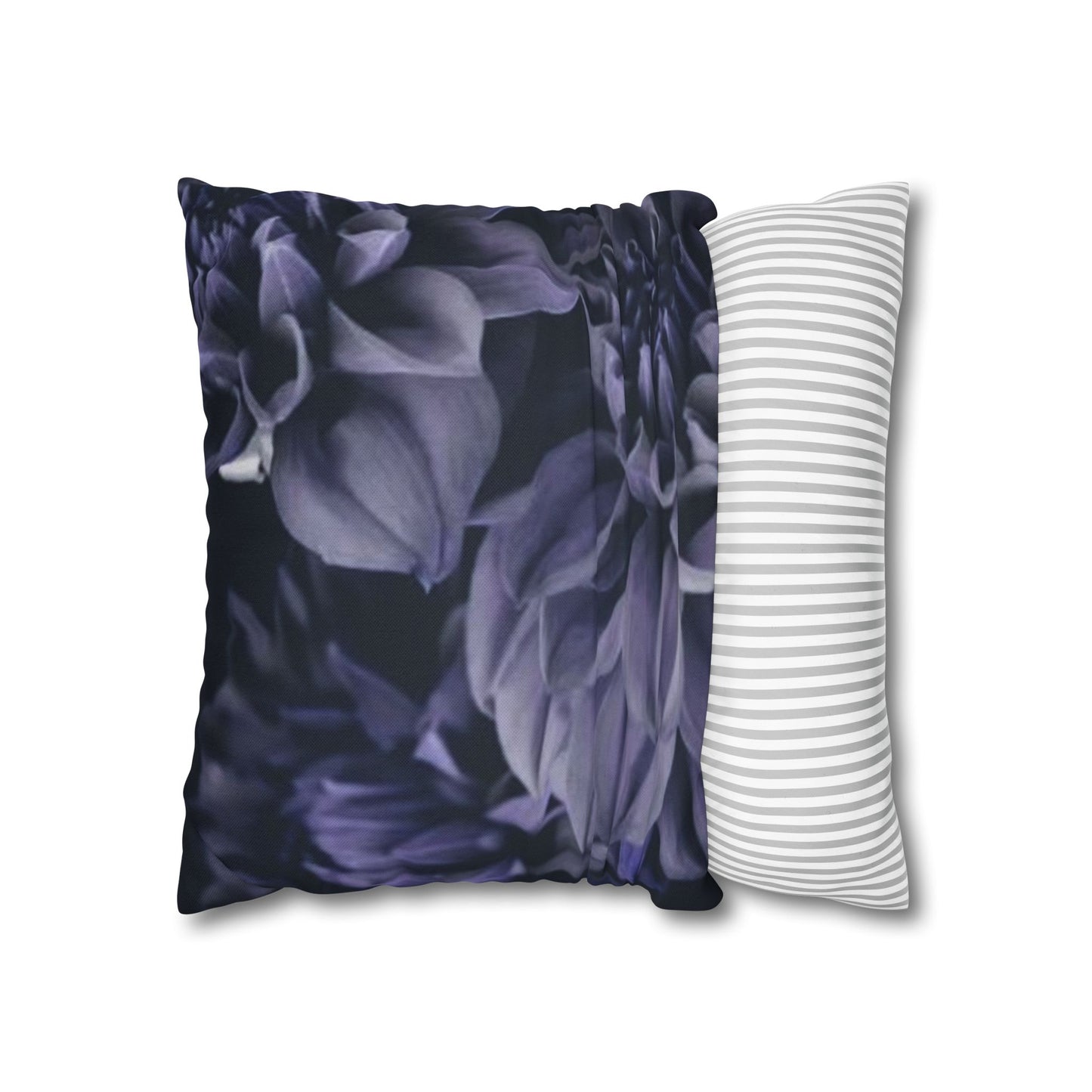 Blue Dahlia Square Pillowcase
