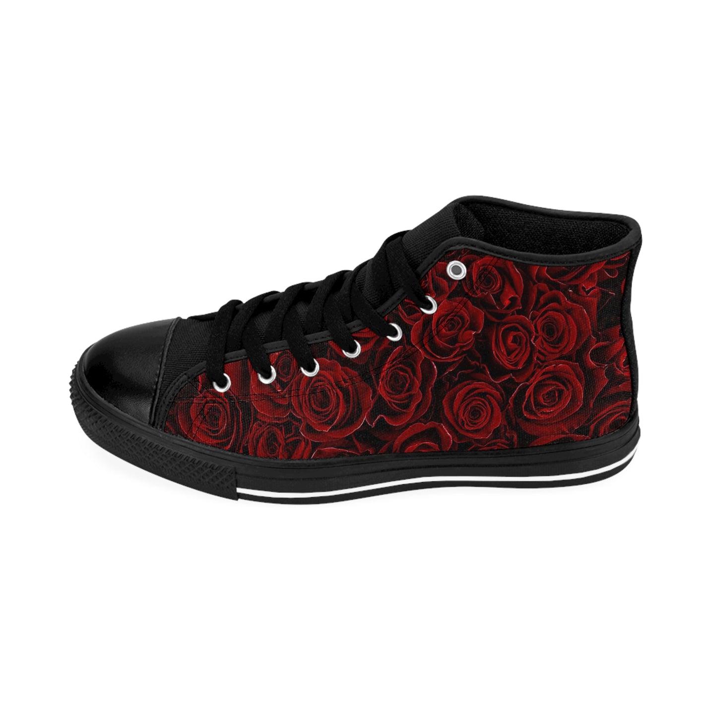 Red Roses High Top Sneakers