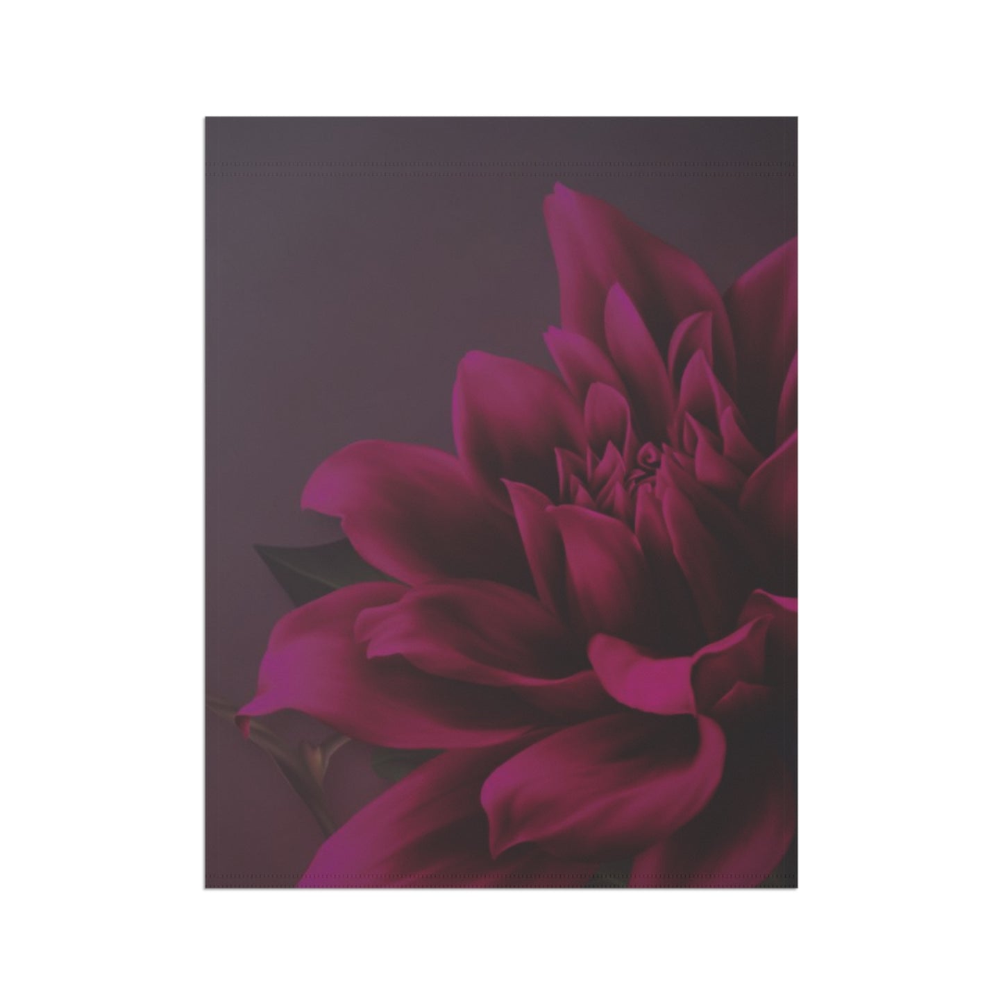 Magenta Dahlia Garden & House Banner