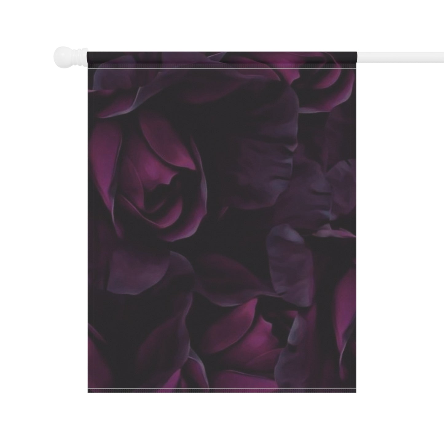 Dark Purple Floral Garden & House Banner