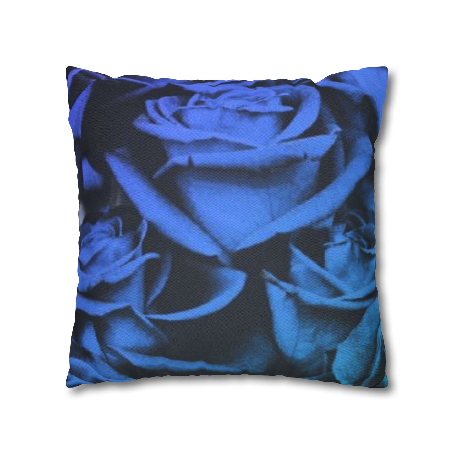 Blue Roses Square Pillowcase