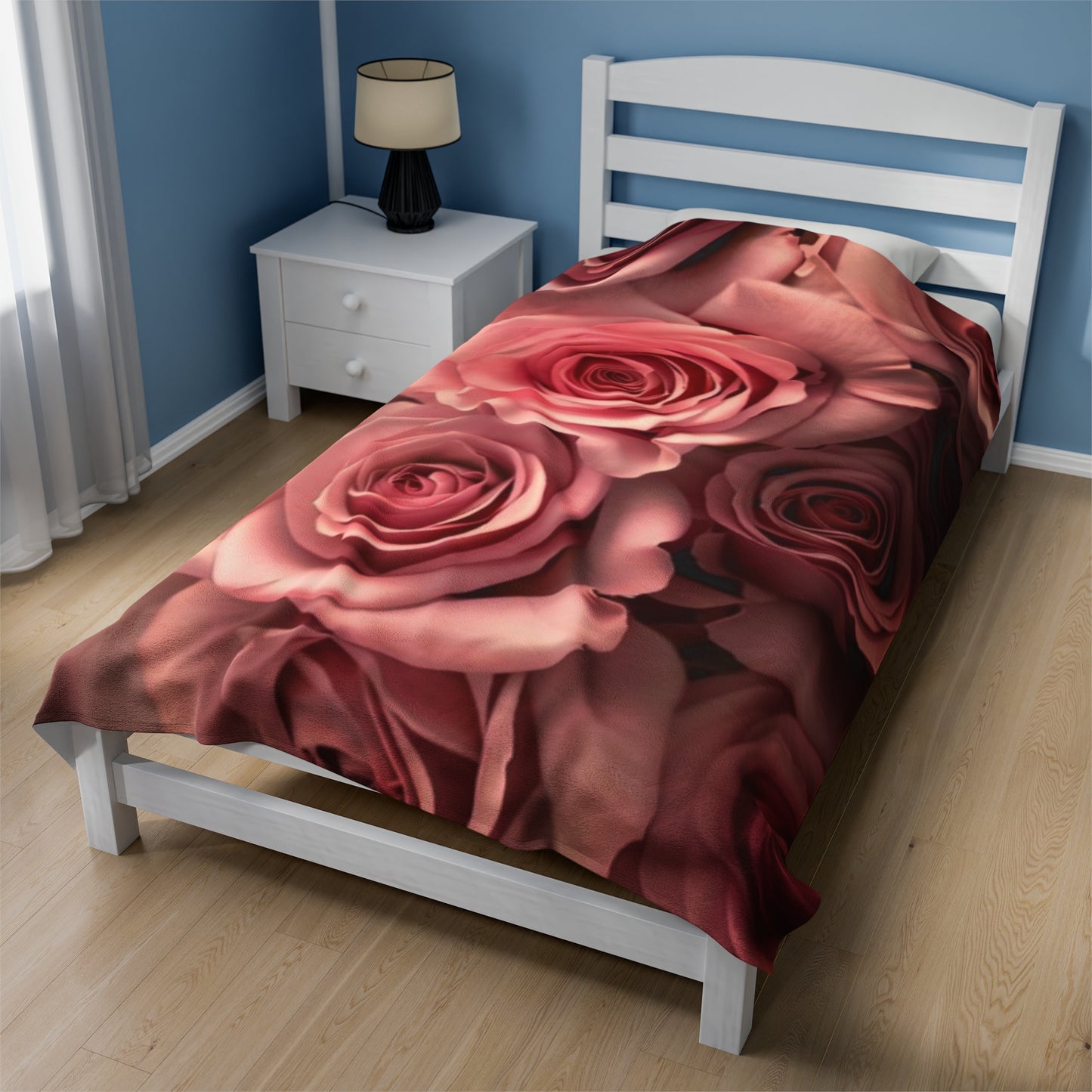 Pink Roses Blanket