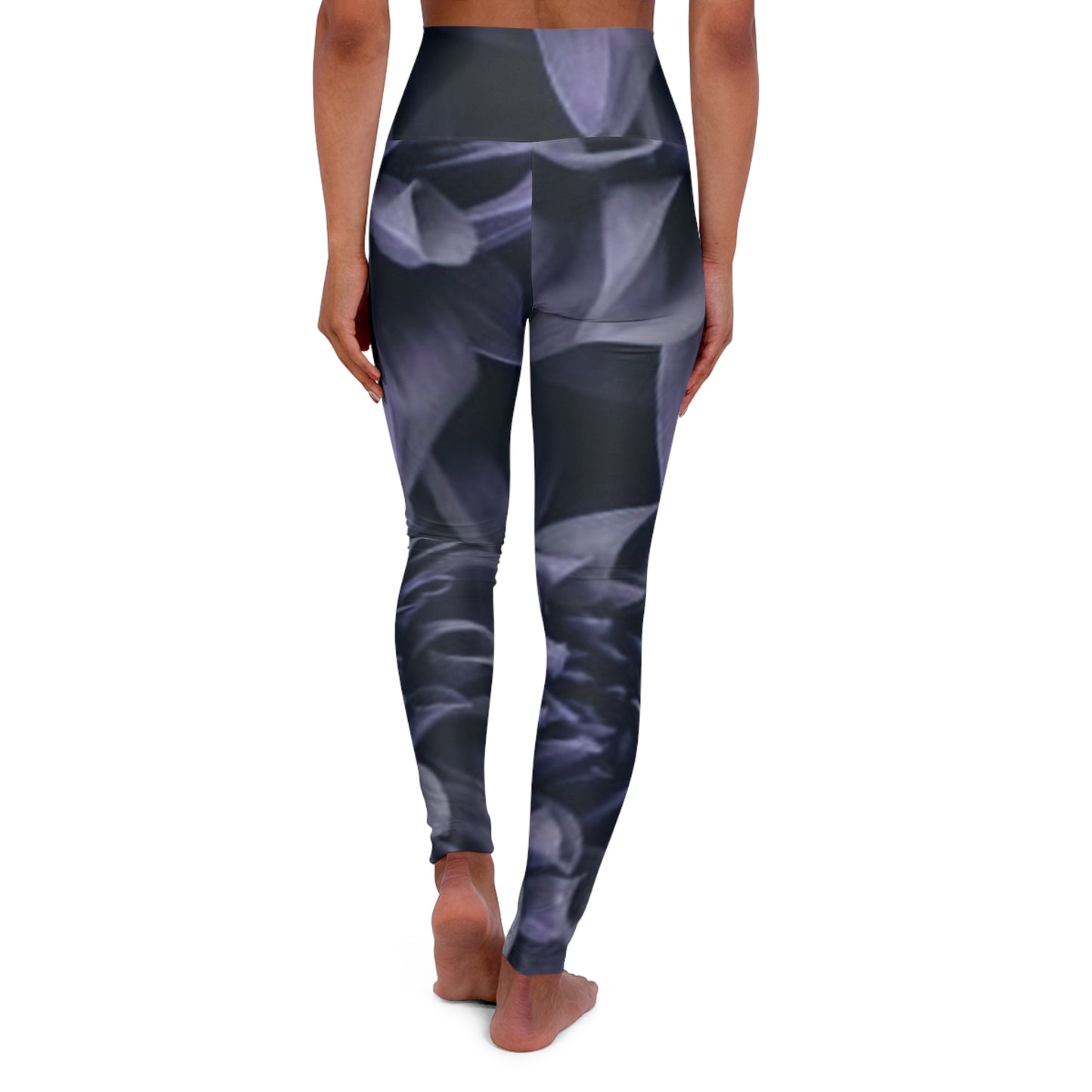 Blue Dahlia Exercise Leggings