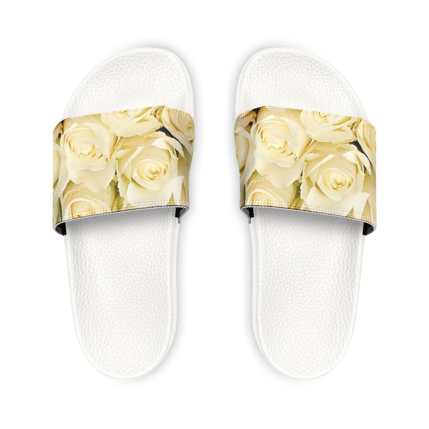 White Roses Floral Design with Removable Straps