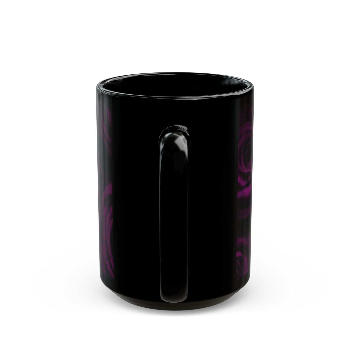 Dark Purple Roses Mug