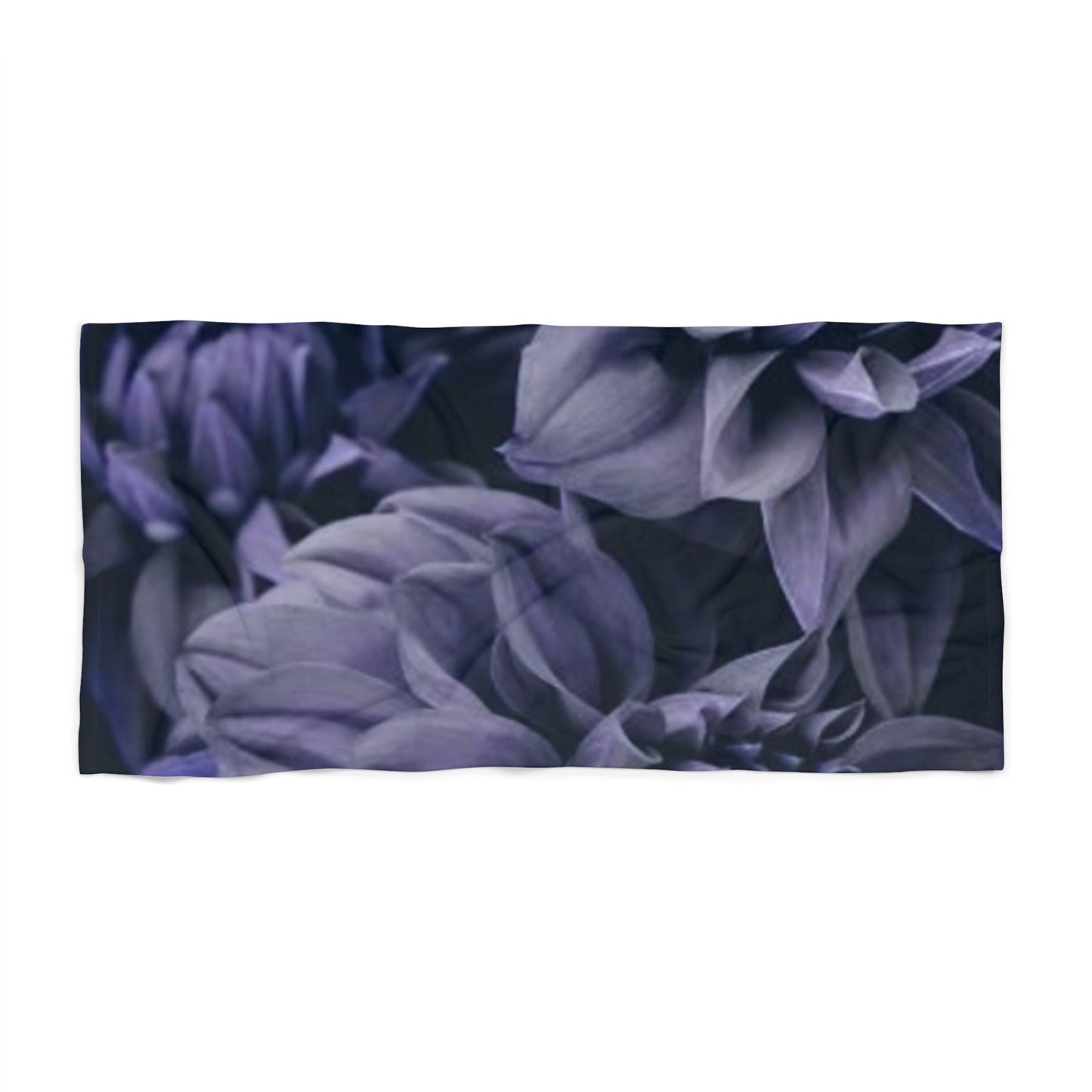 Blue Dahlia Beach Towel