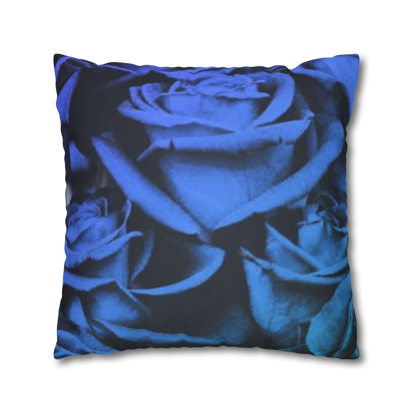 Blue Roses Square Pillowcase