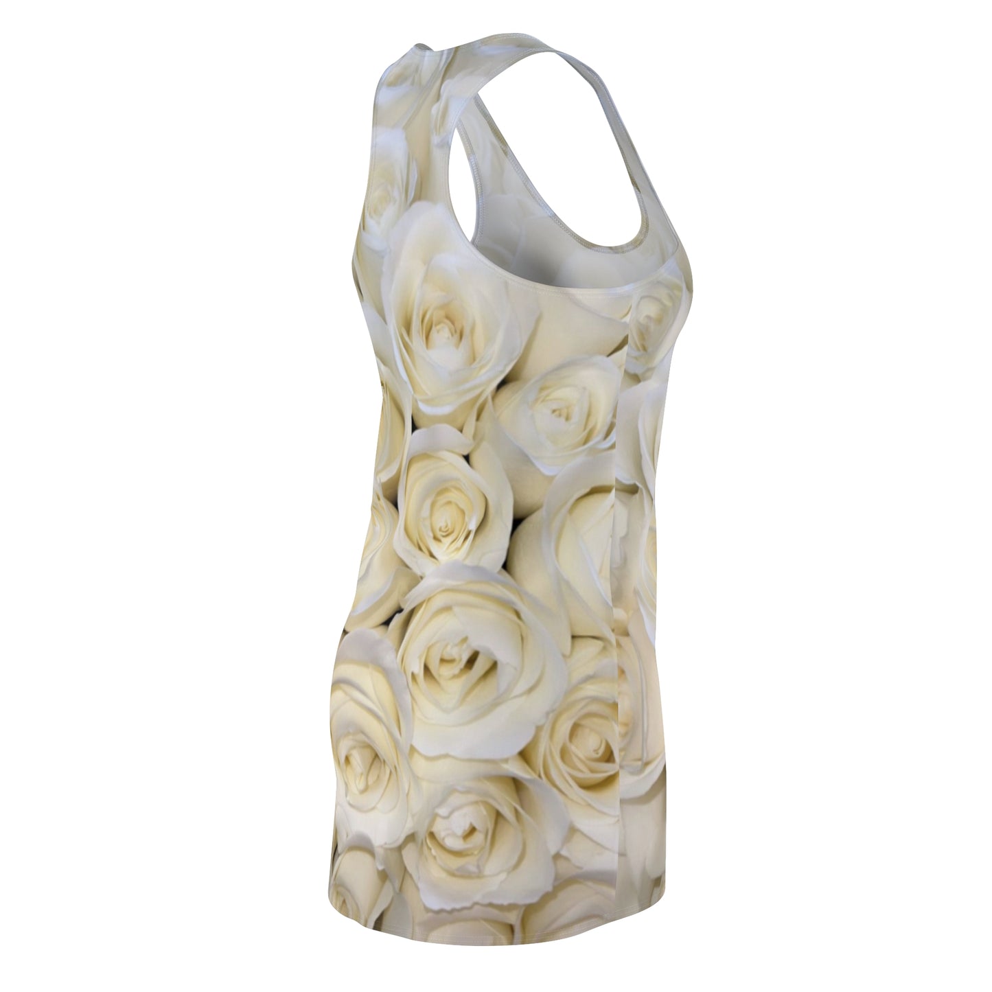 White Roses Racerback Dress