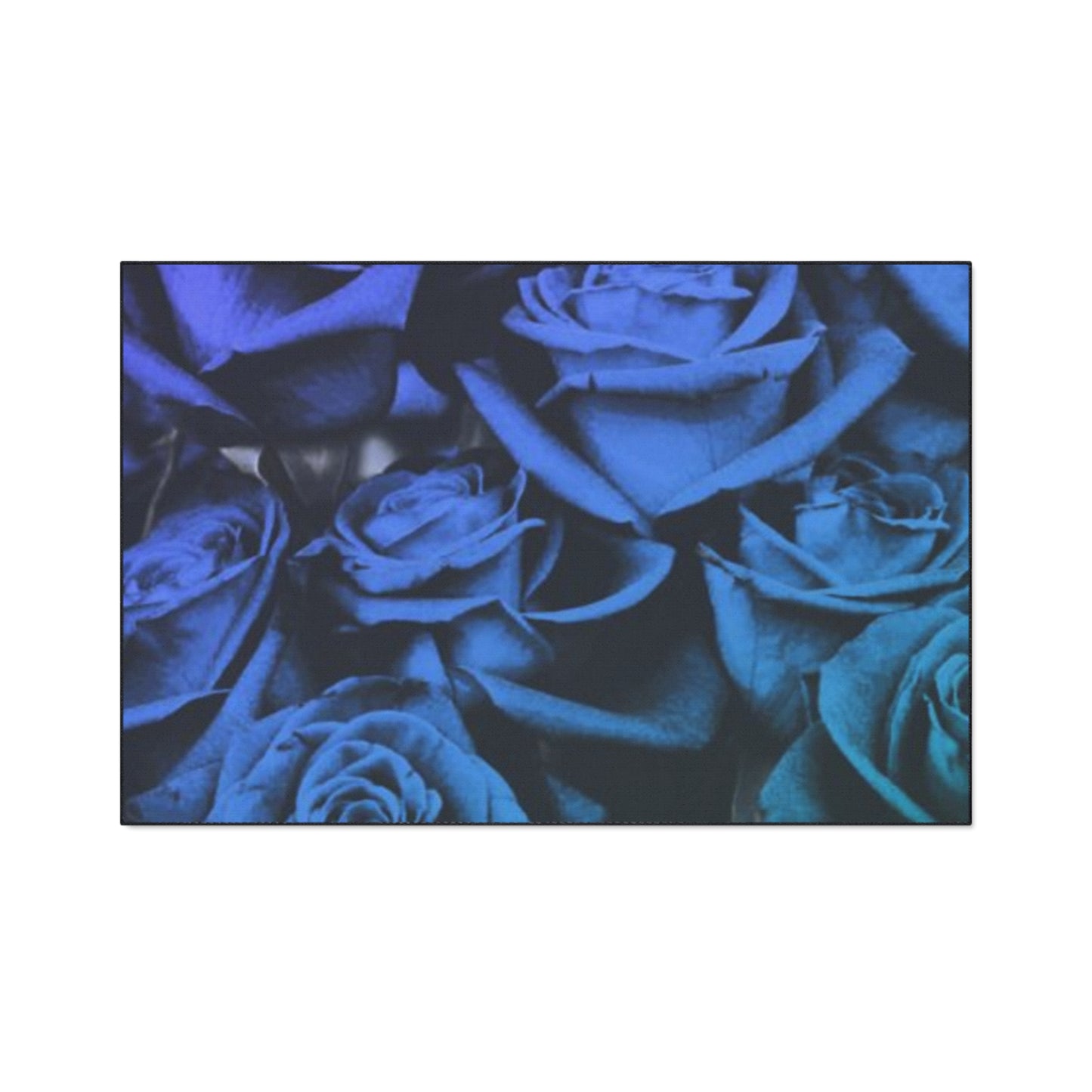 Blue Roses Heavy Duty Floor Mat
