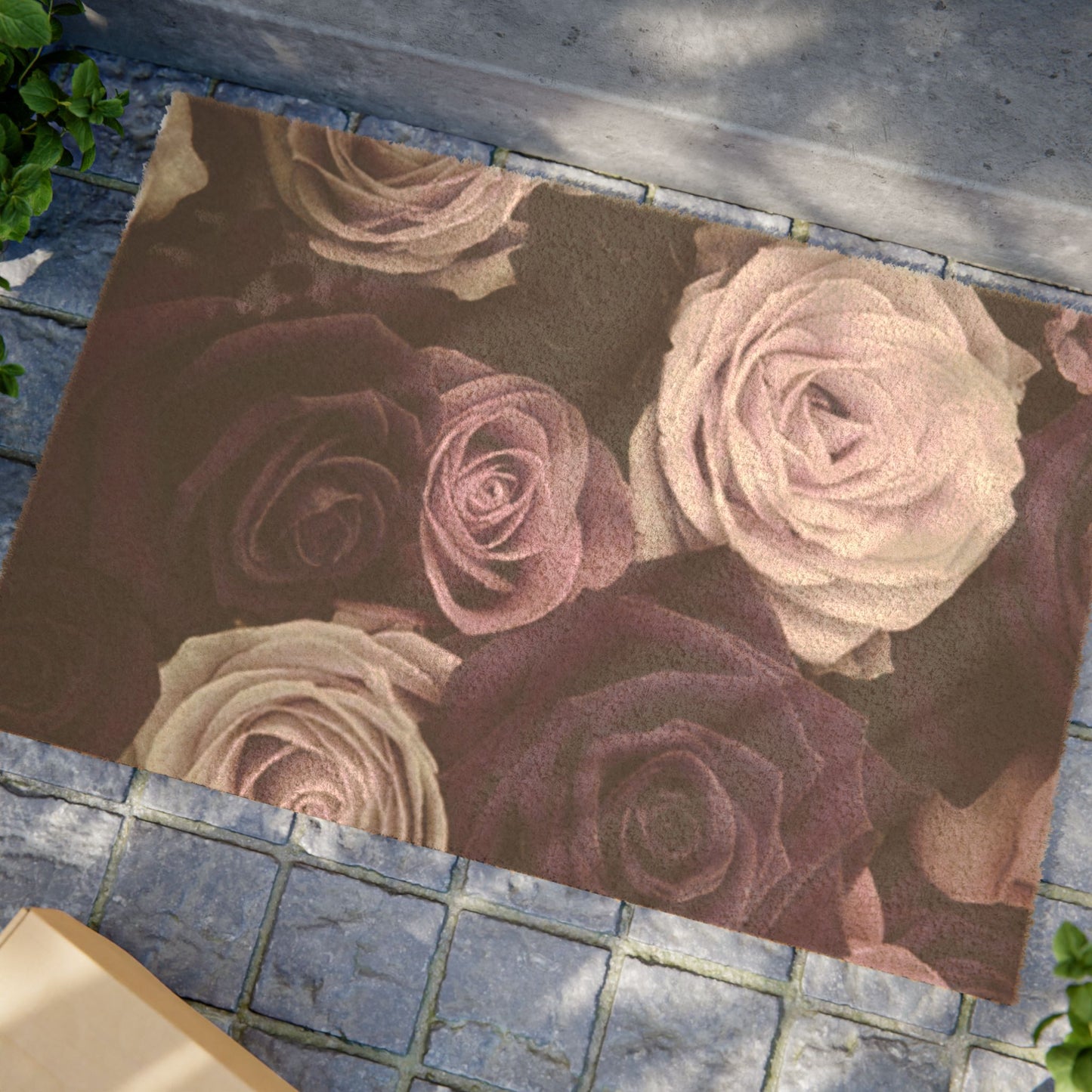 Purple Roses Doormat