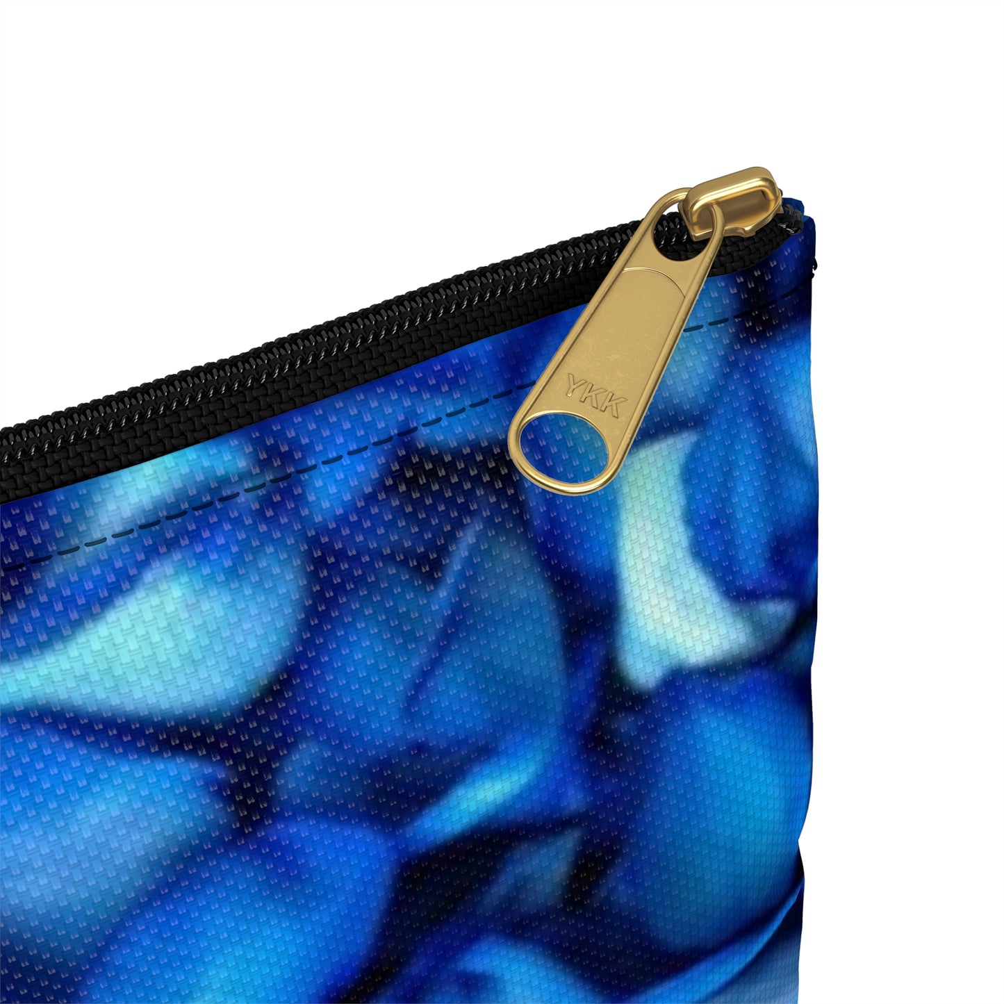 Blue Petals Accessory Pouch