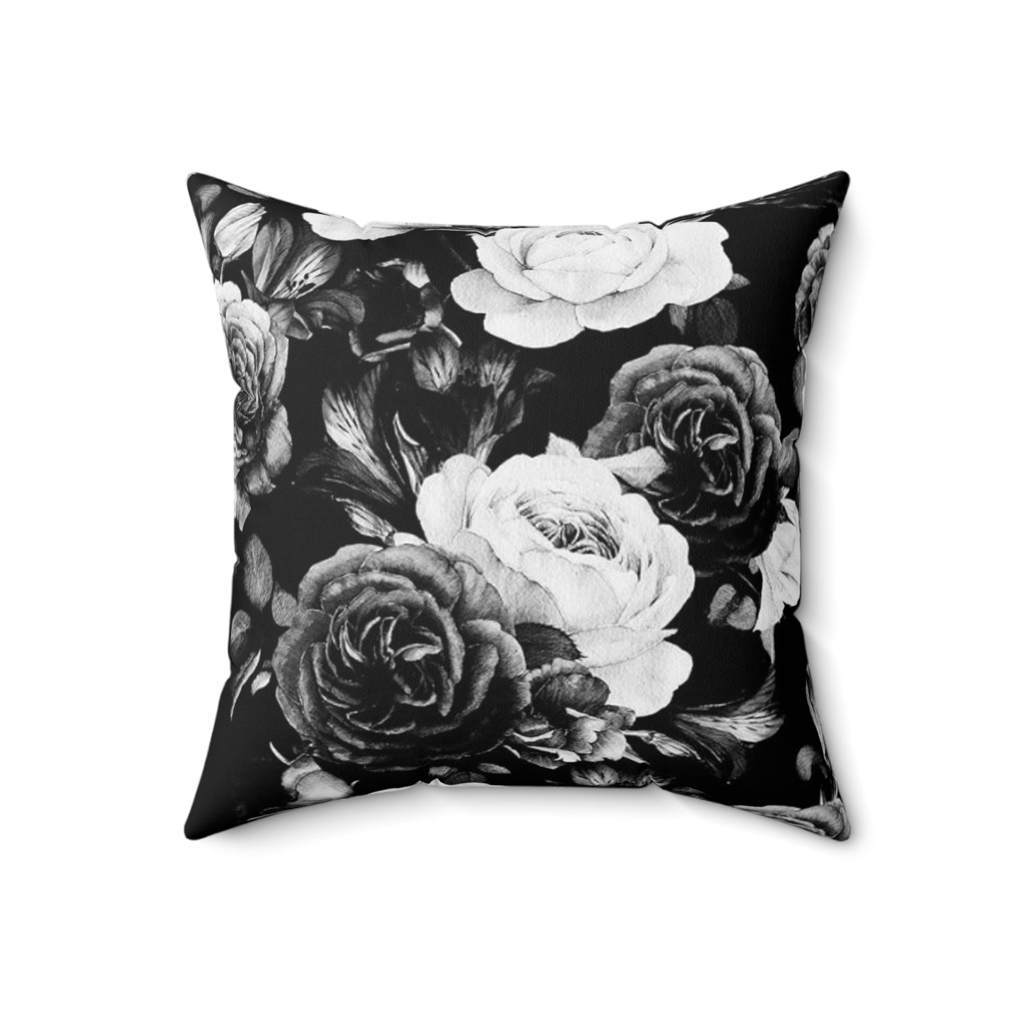 Black & White Square Pillow