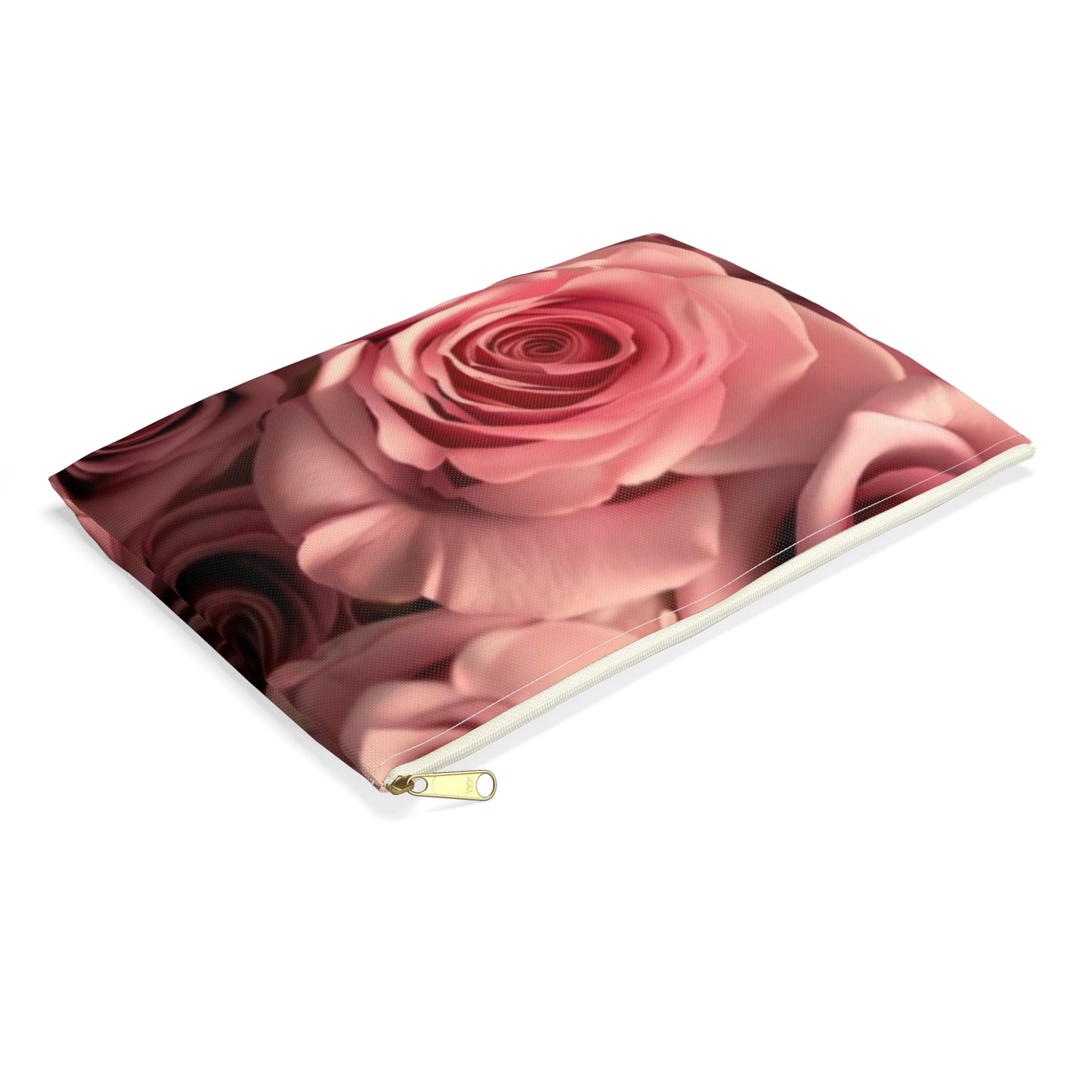 Pink Roses Accessory Pouch