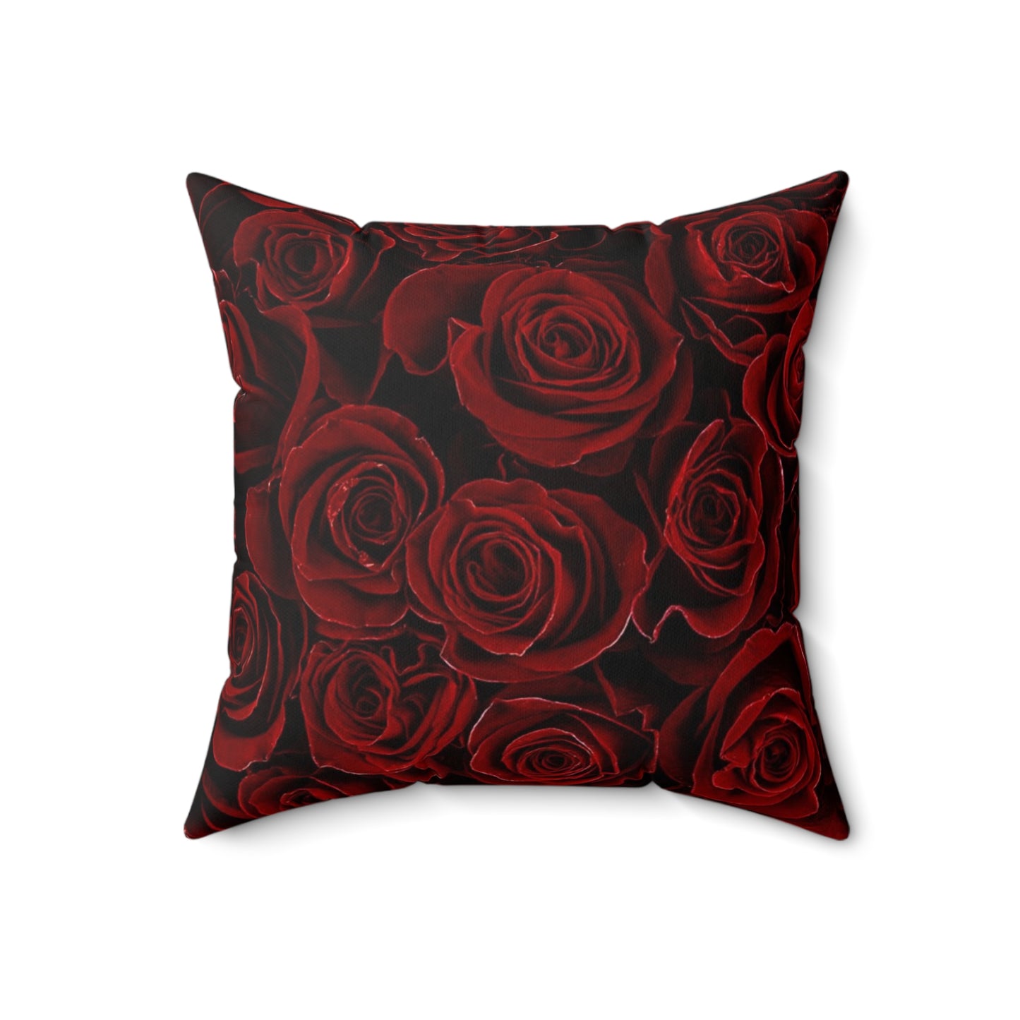 Red Roses Square Pillow