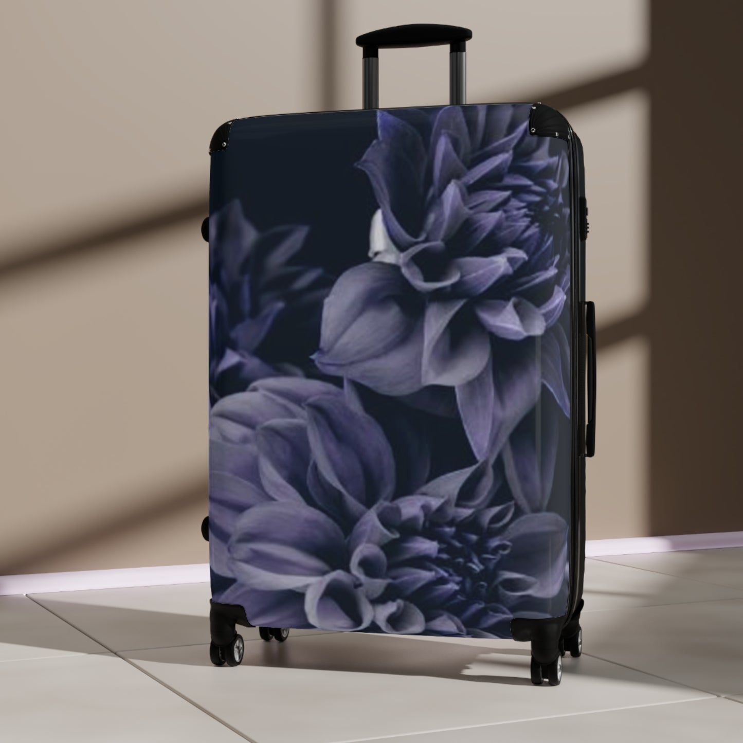 Blue Dahlia Suitcase