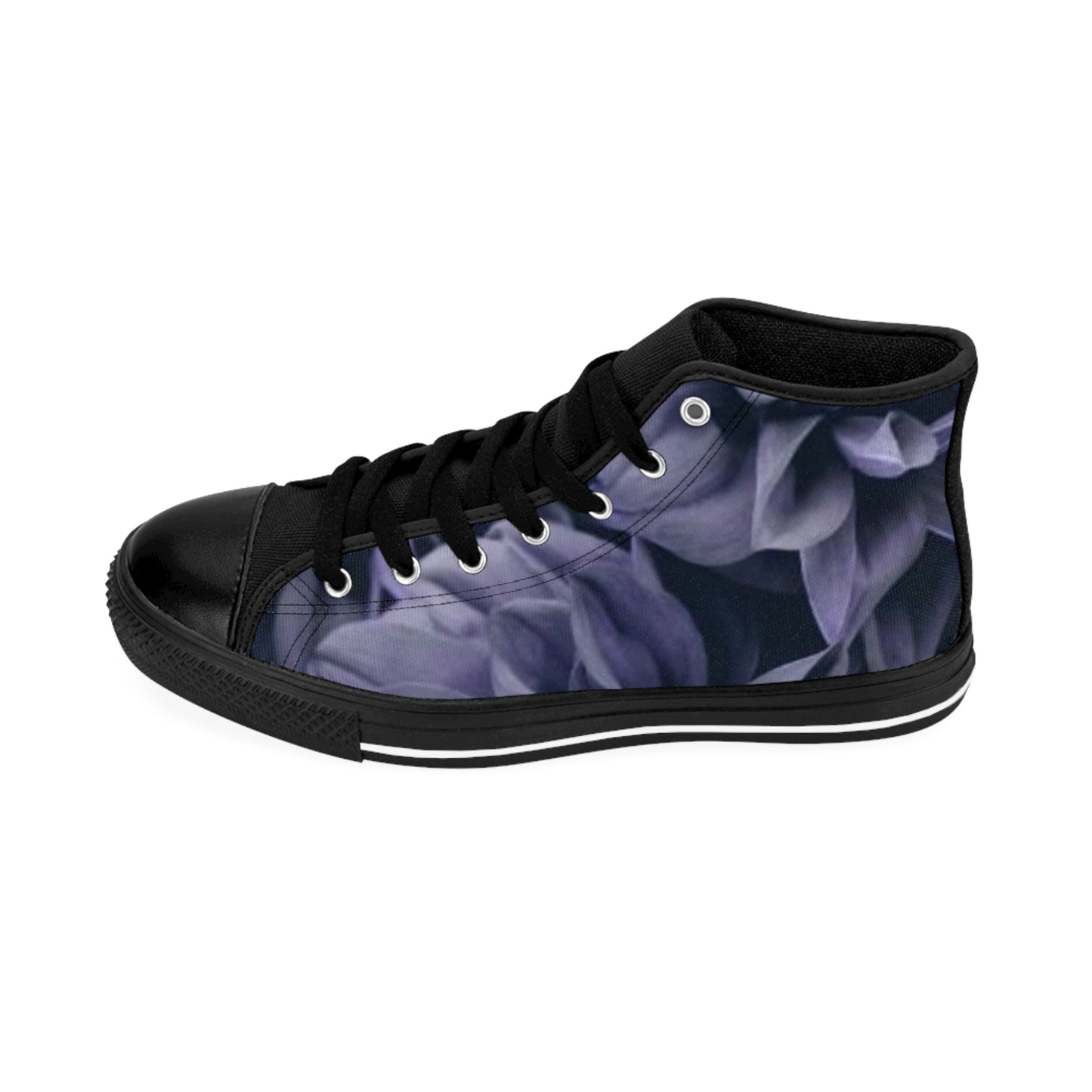Blue Dahlia High Top Sneakers