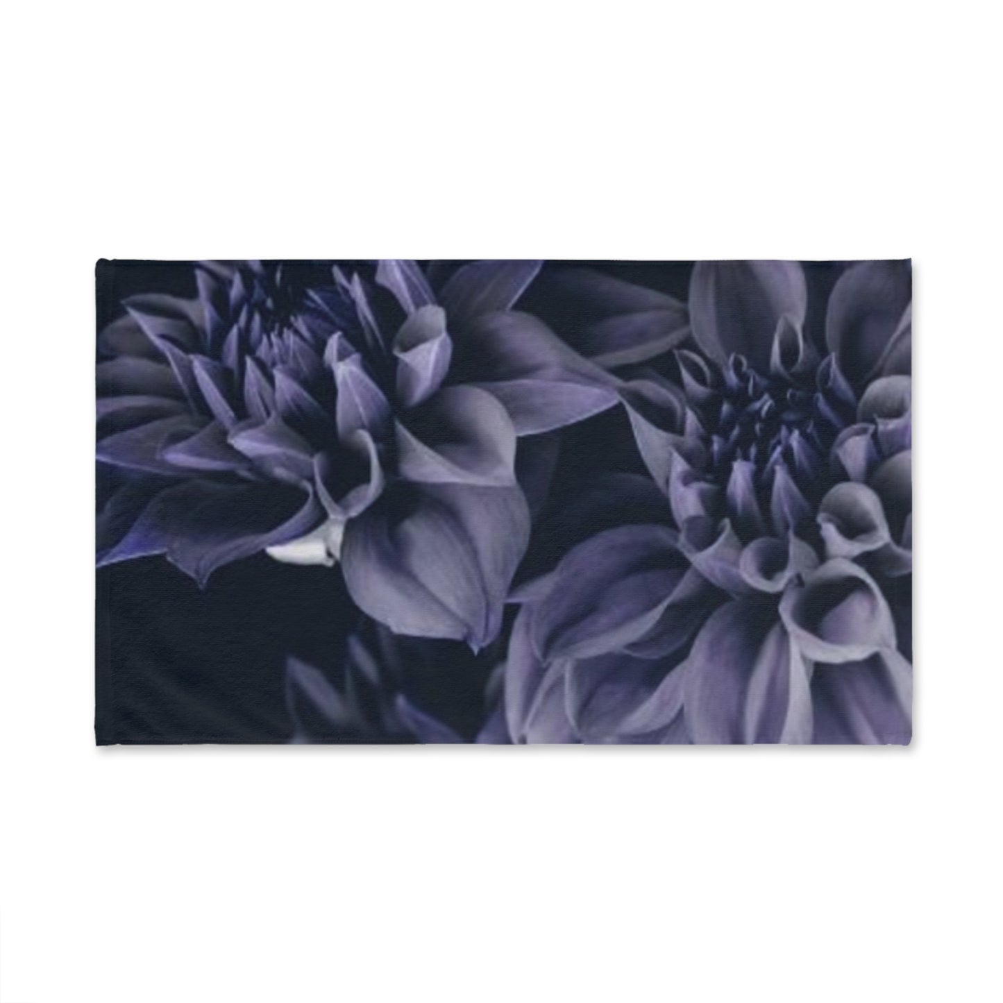 Blue Dahlia Hand Towel