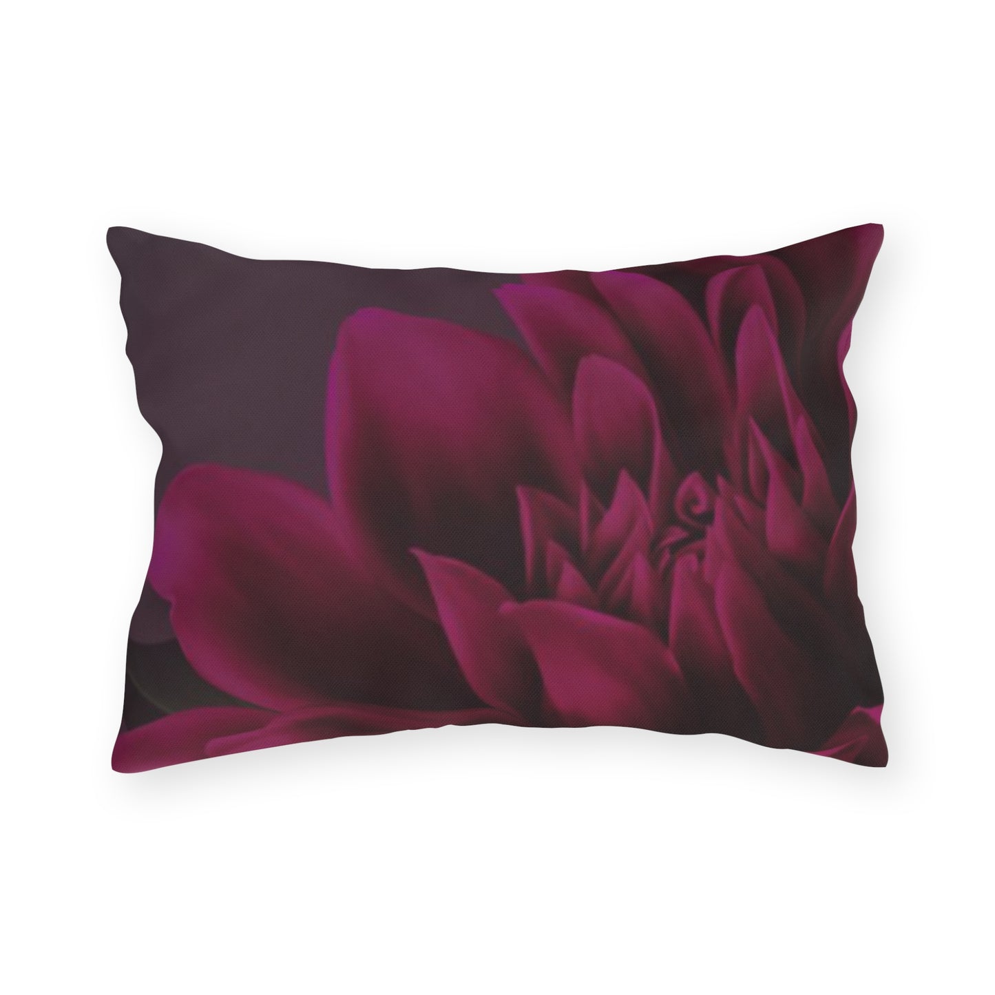 Magenta Dahlia Outdoor Pillow