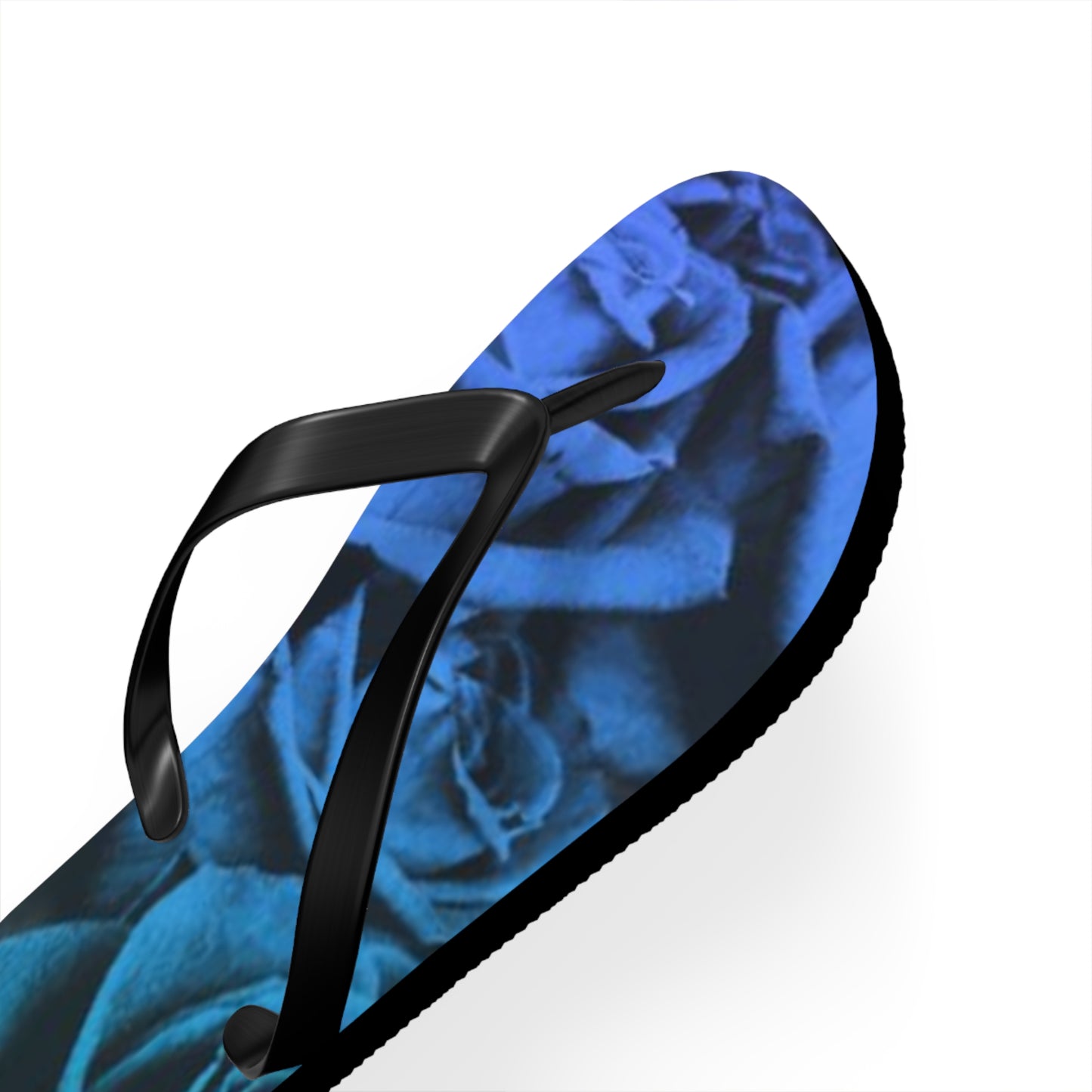 Blue Roses Flip Flops