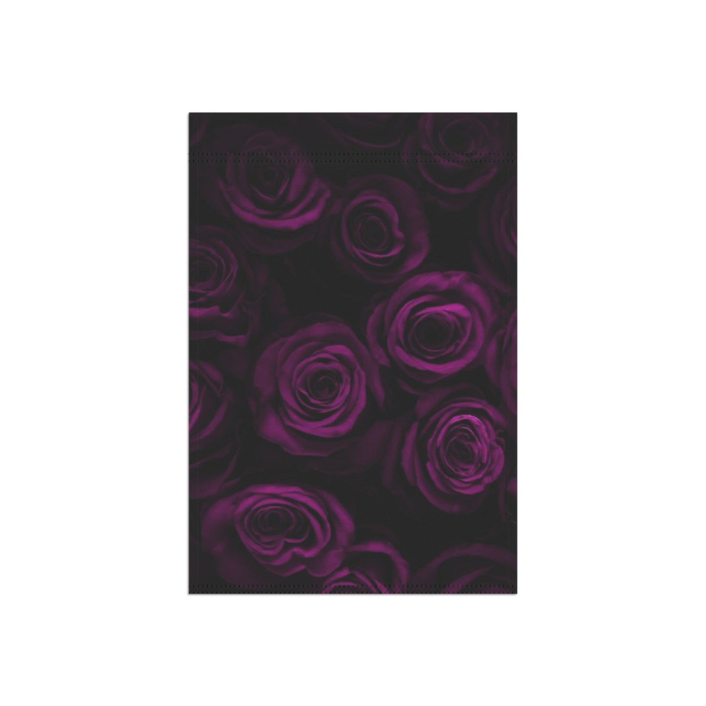 Dark Purple Roses Garden & House Banner