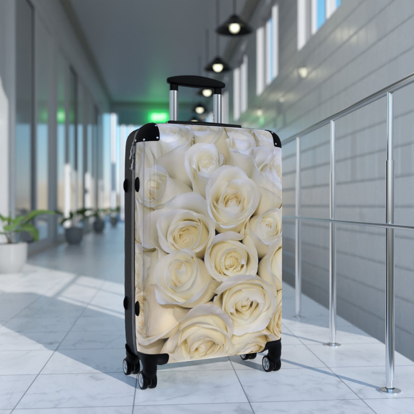 White Roses Suitcase