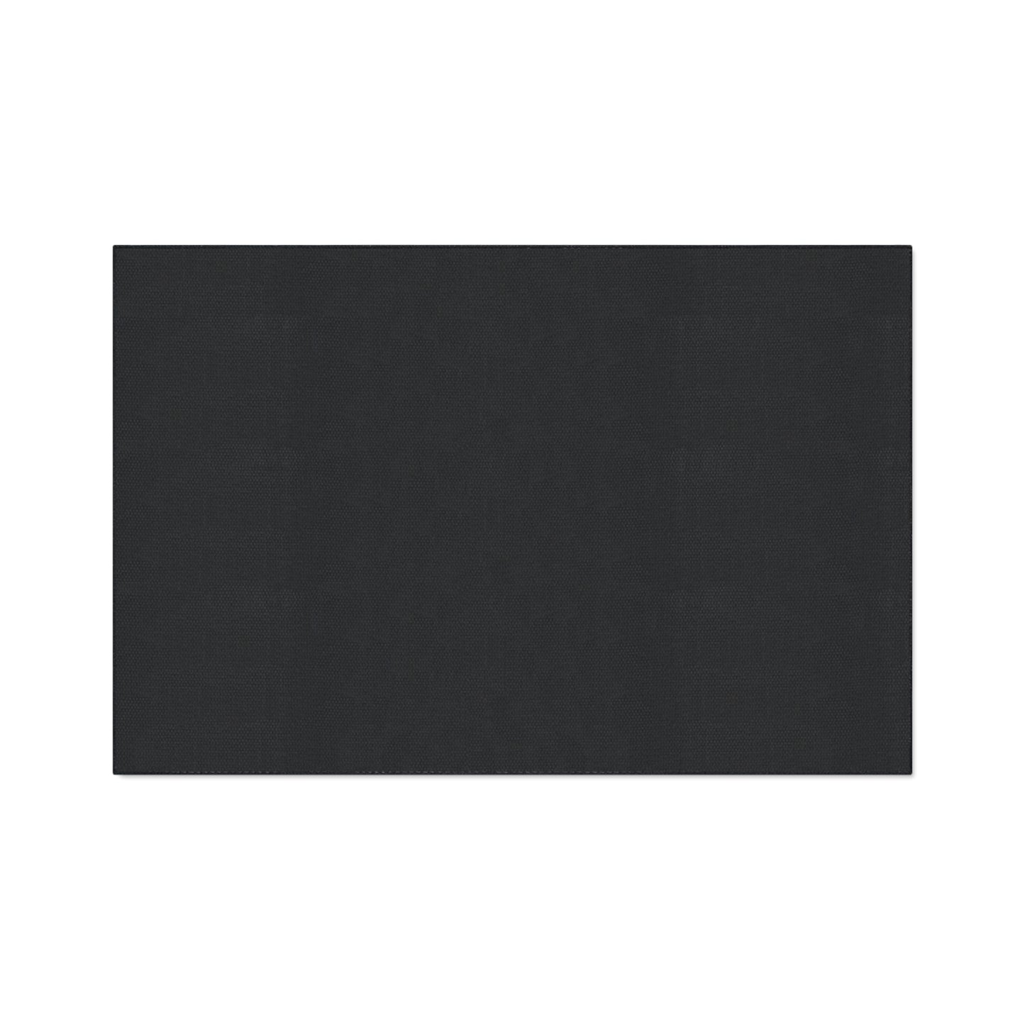 Heavy Duty Floral Floor Mat Black & White | Durable Rug for Home