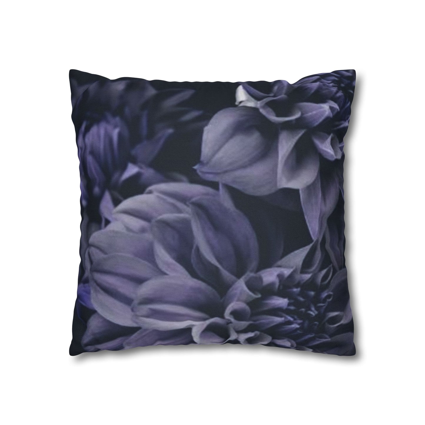 Blue Dahlia Square Pillowcase