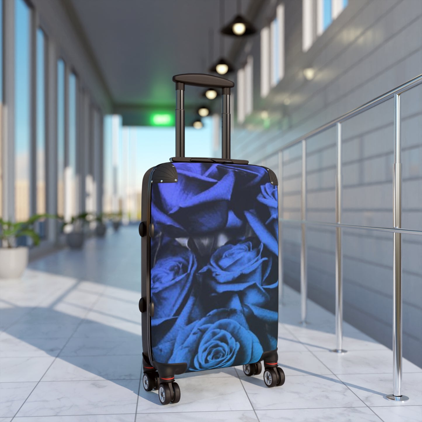 Blue Roses Suitcase