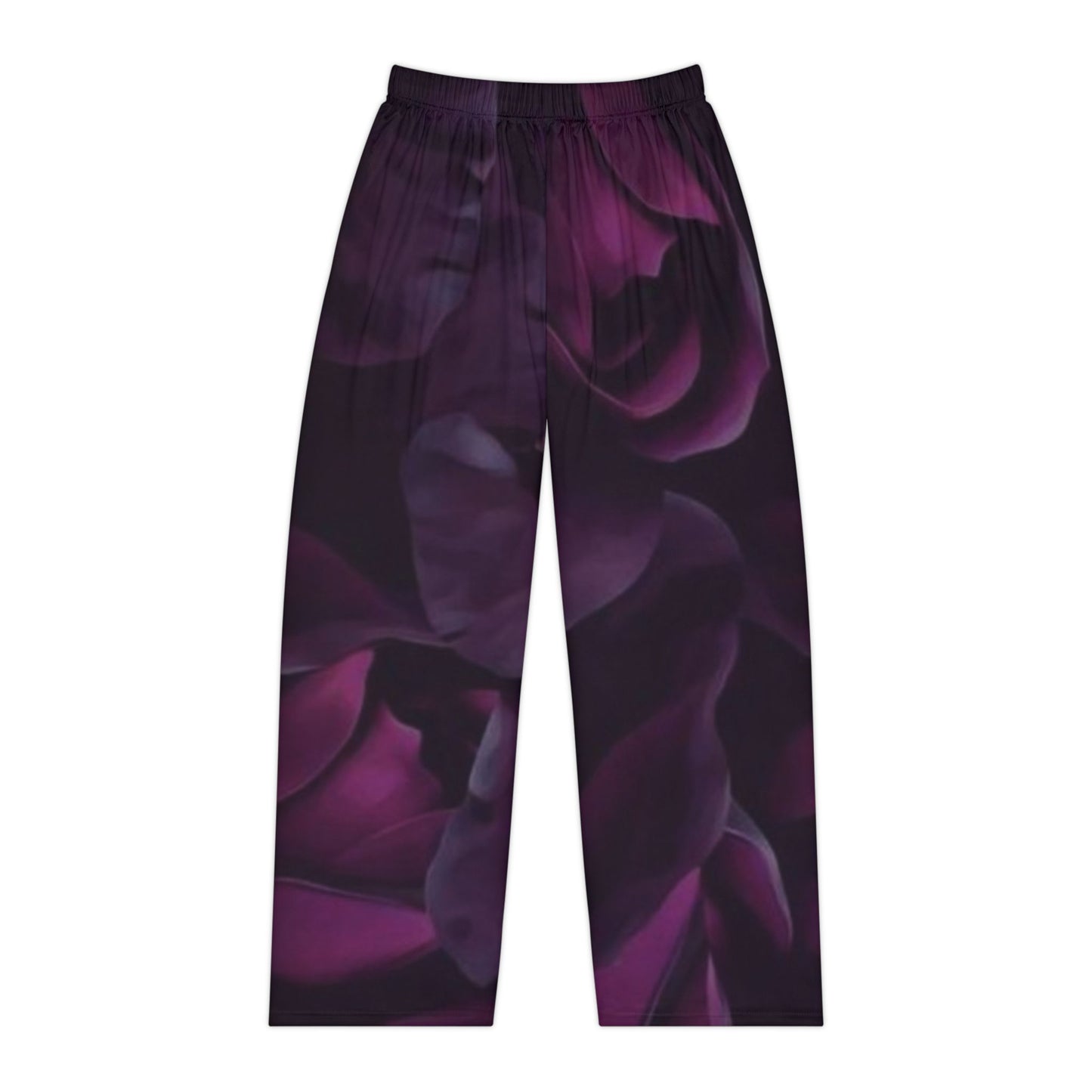 Dark Purple Floral Pajama Pants