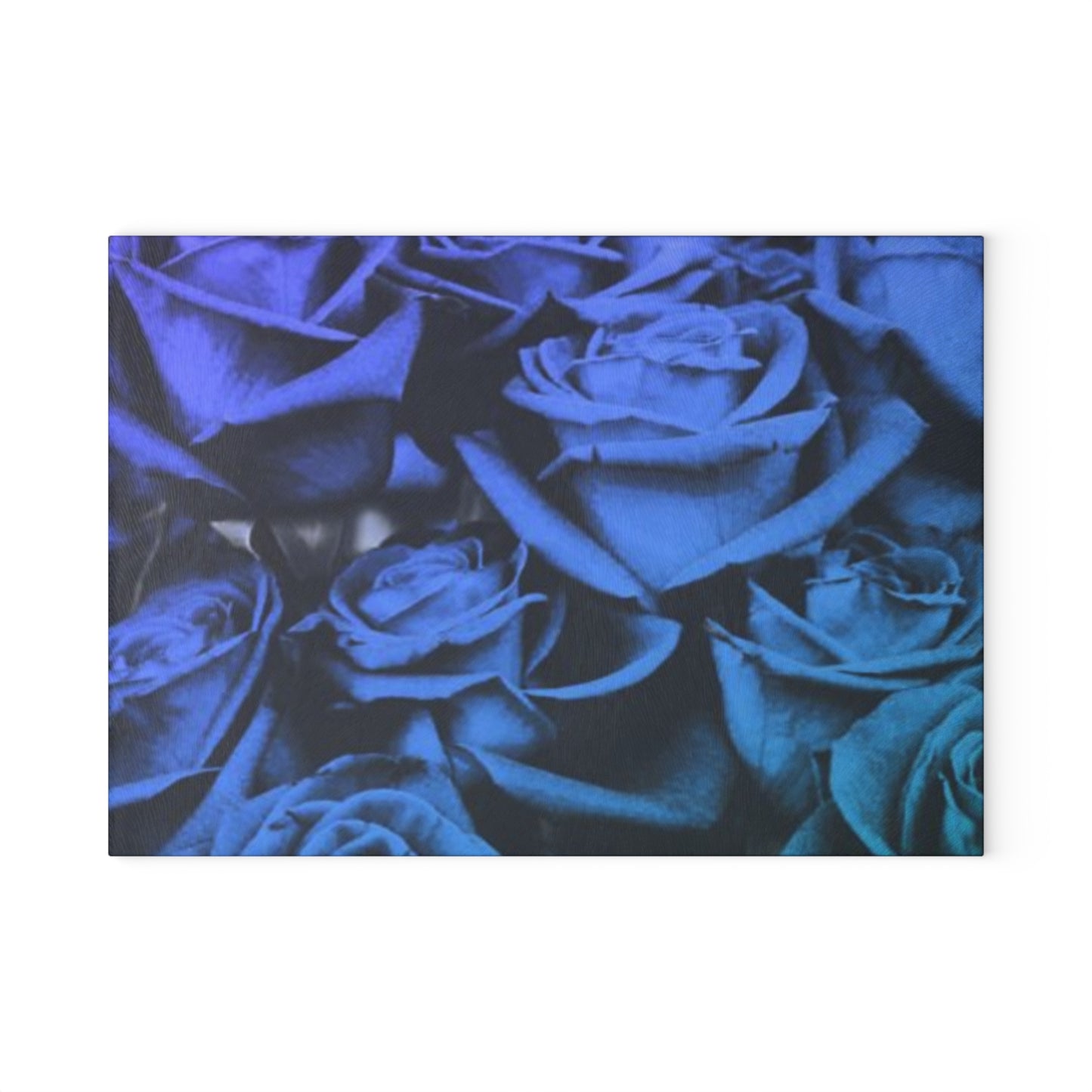 Blue Roses Cutting Board