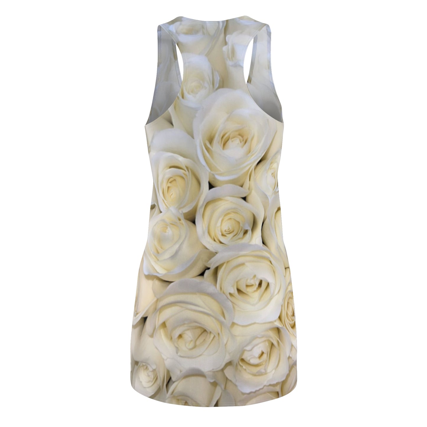White Roses Racerback Dress
