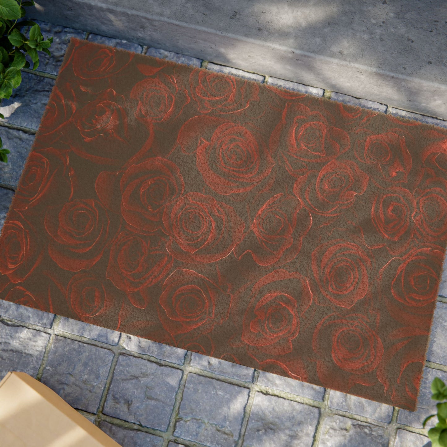Red Roses Doormat