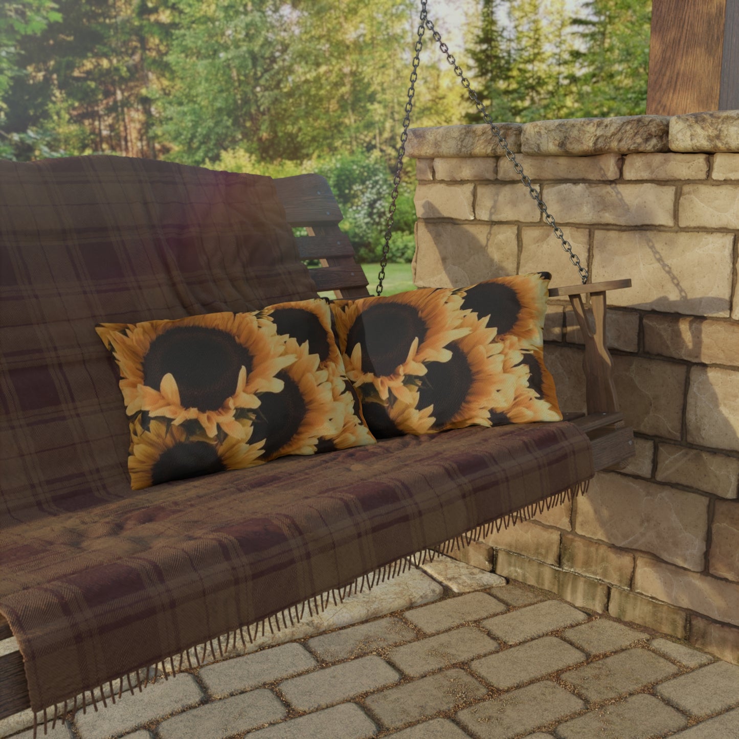 Sunflower Outdoor Pillow