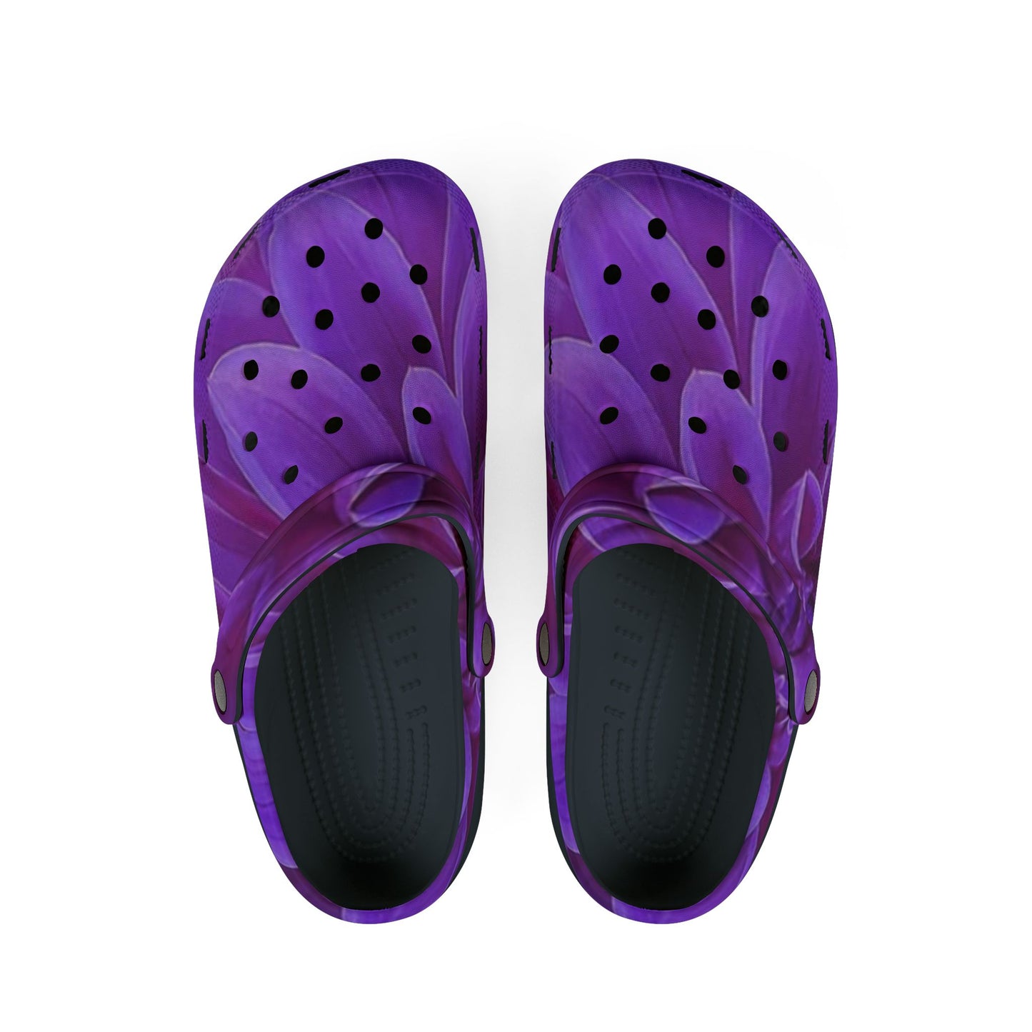 Purple Dahlia Foam Shoes
