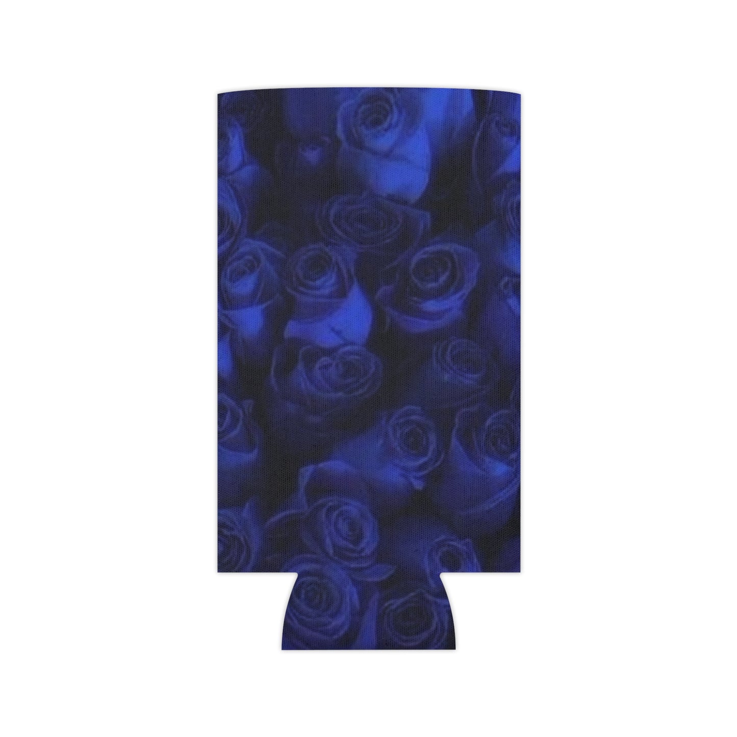 Dark Blue Roses Can Cooler