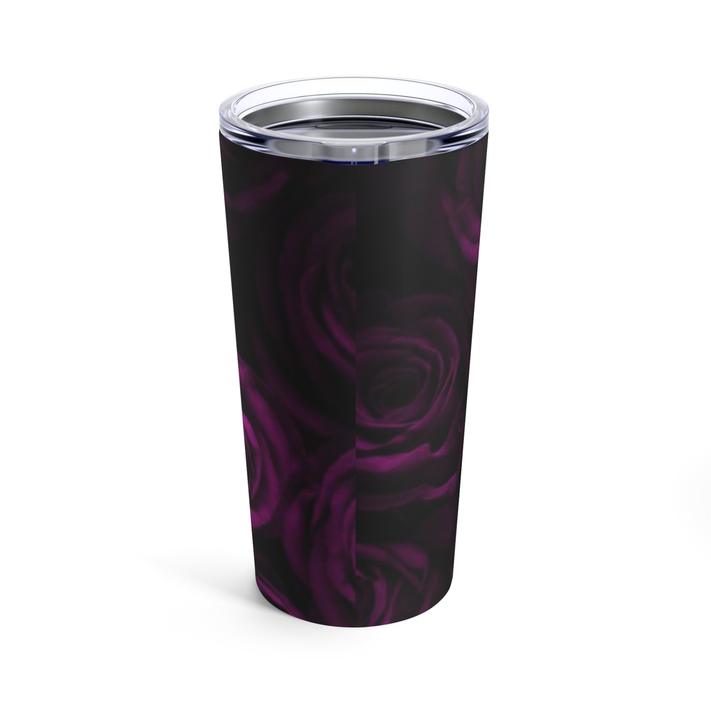 Dark Purple Roses Tumbler 20oz
