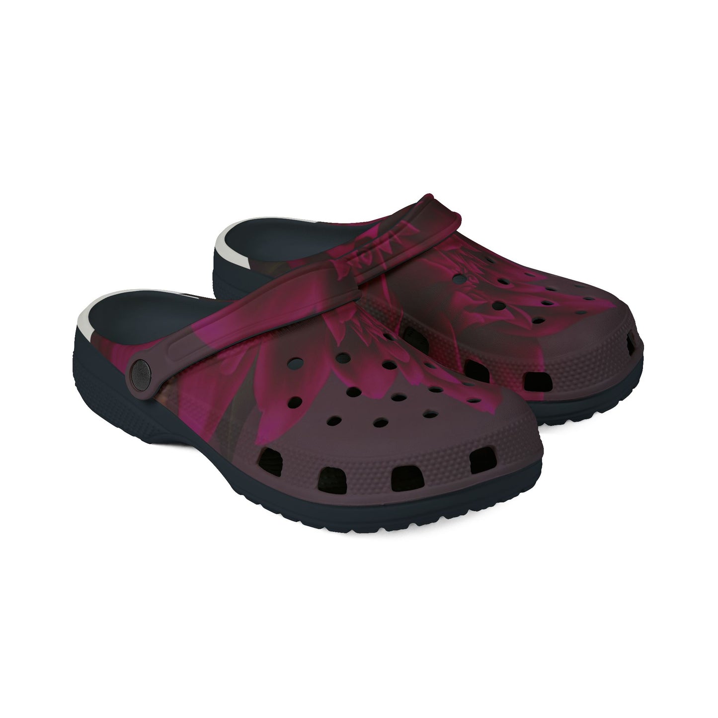 Magenta Dahlia Foam Shoes