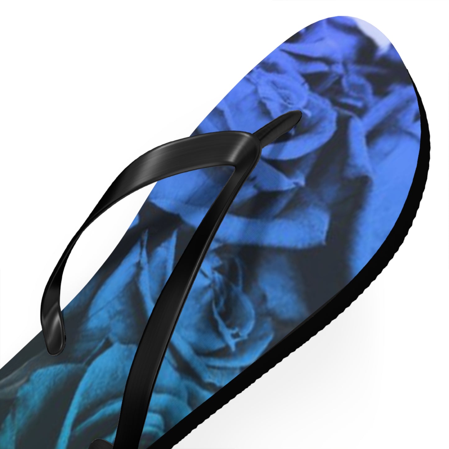 Blue Roses Flip Flops