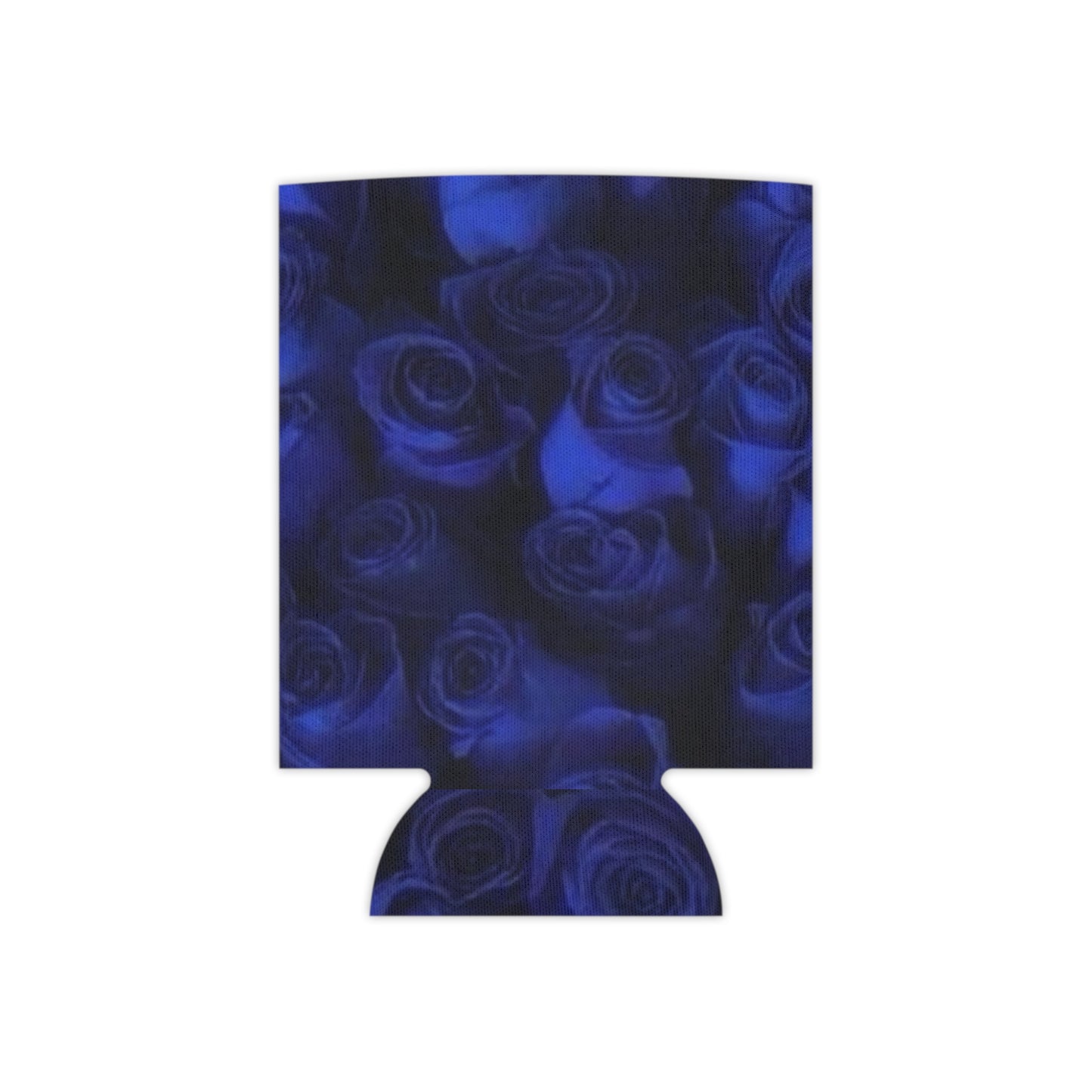Dark Blue Roses Can Cooler