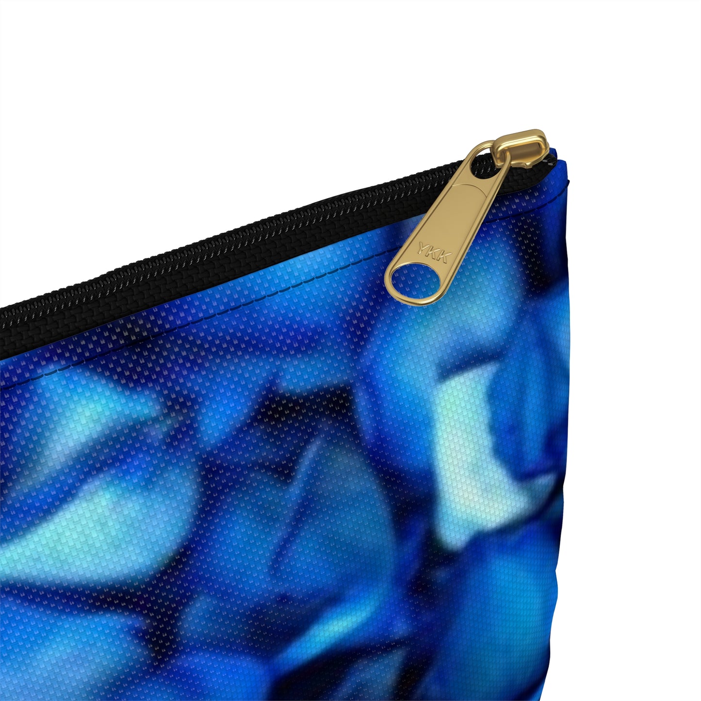 Blue Petals Accessory Pouch