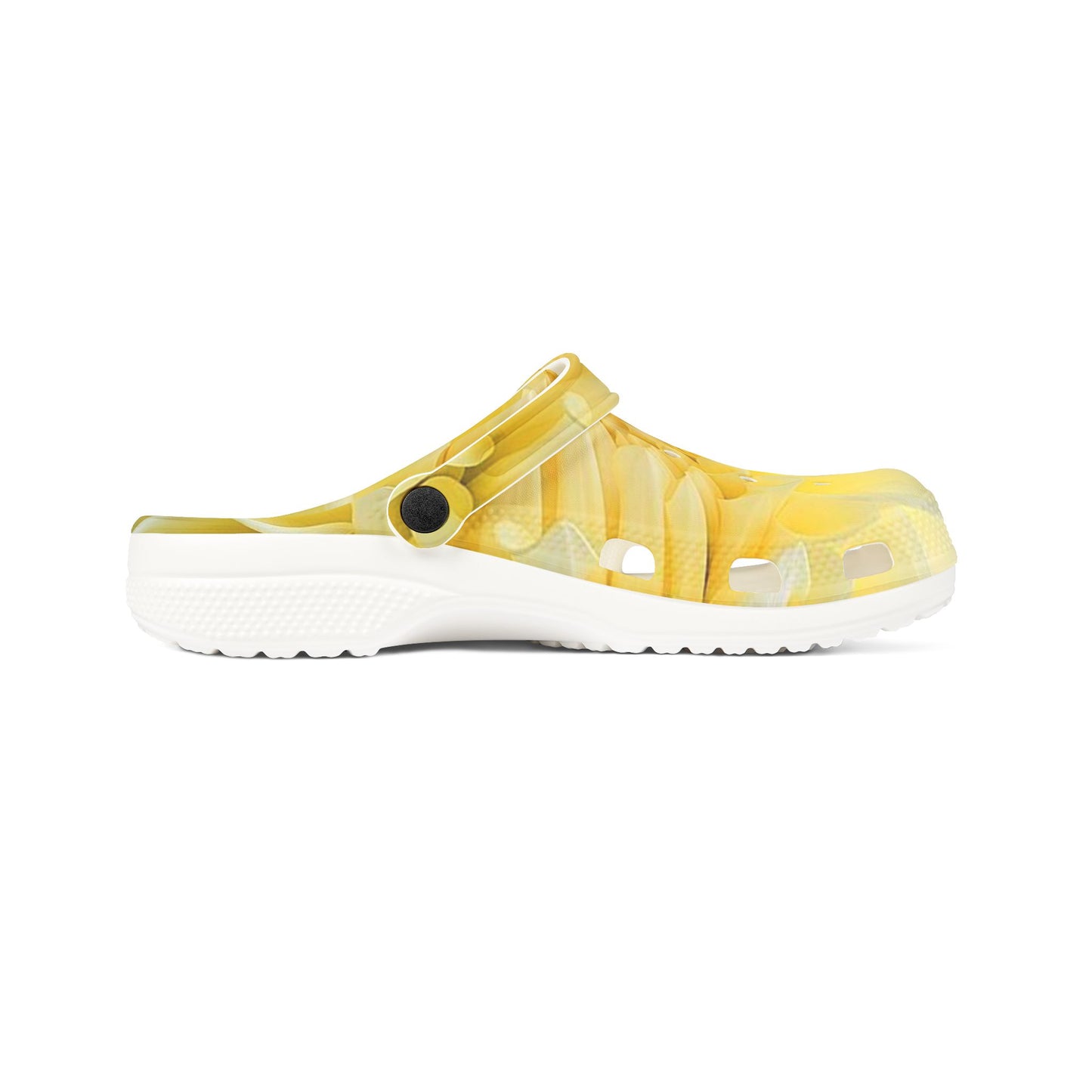 Yellow Dahlia Foam Shoes