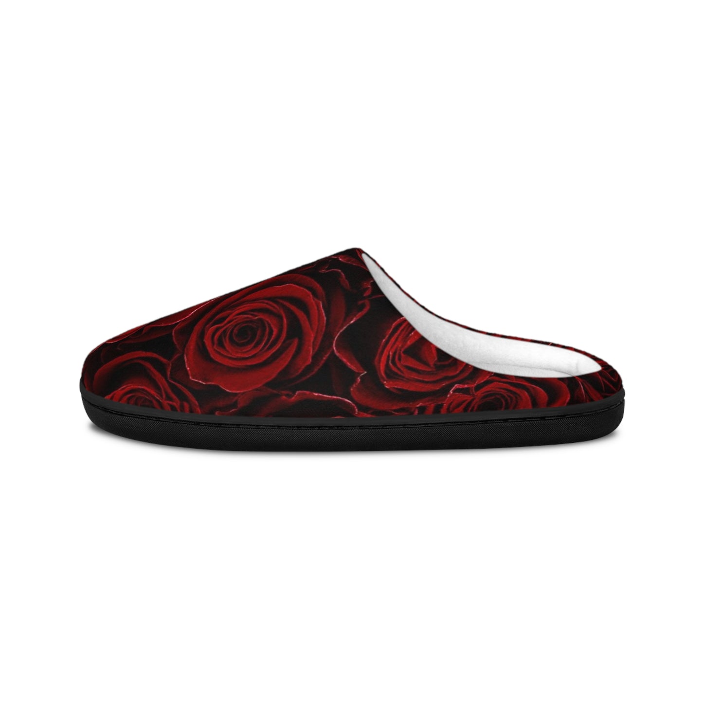 Red Roses Soft Floral Slippers – Bold & Comfortable